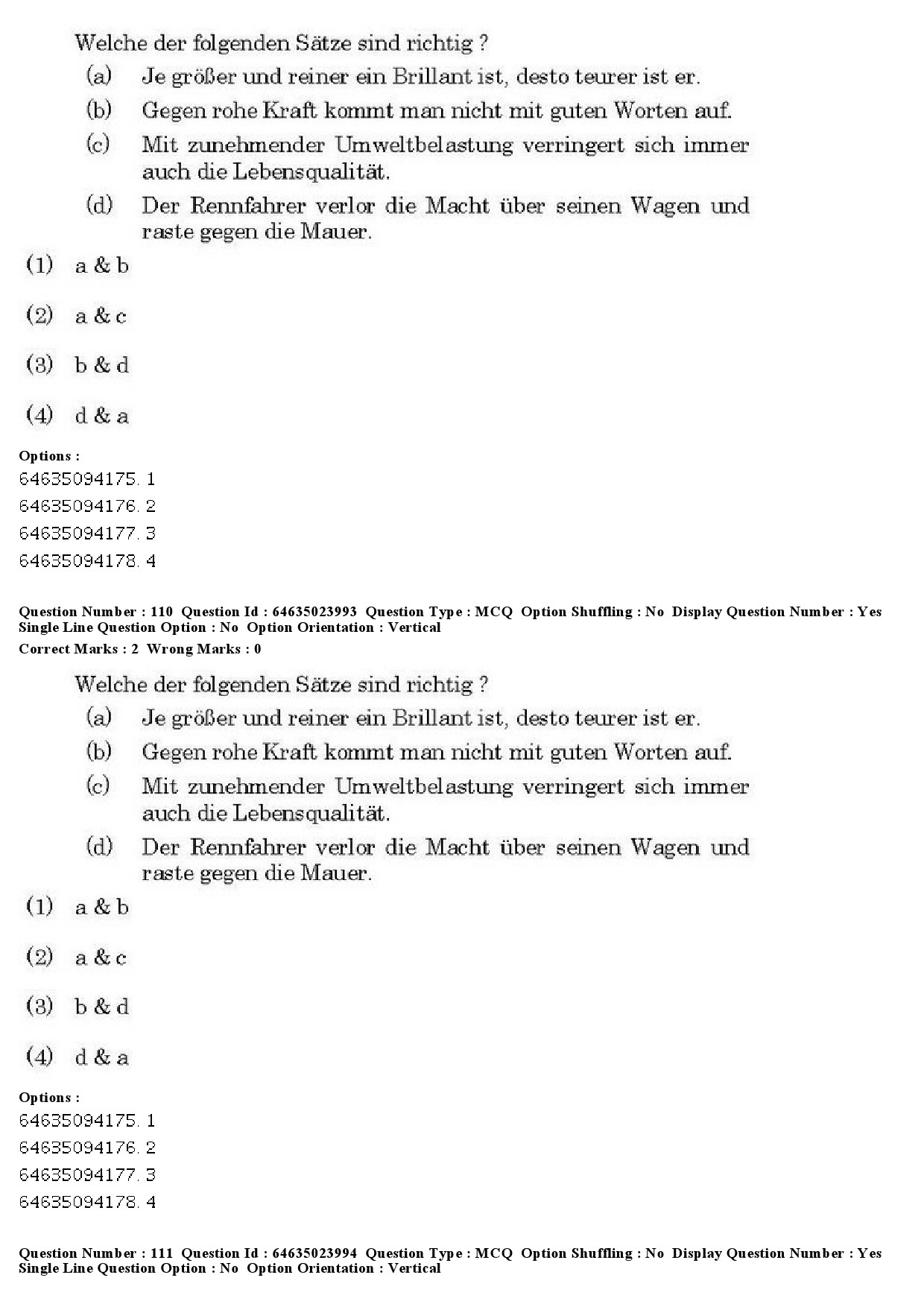 UGC NET German Question Paper June 2019 89