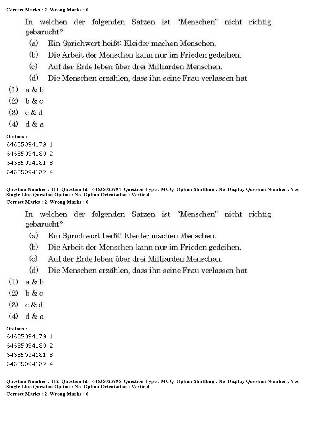 UGC NET German Question Paper June 2019 90