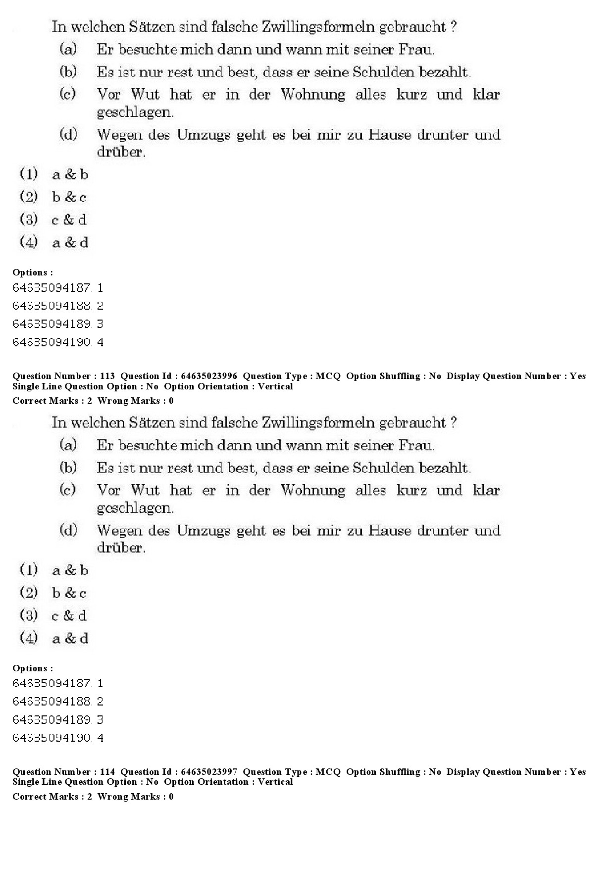 UGC NET German Question Paper June 2019 92