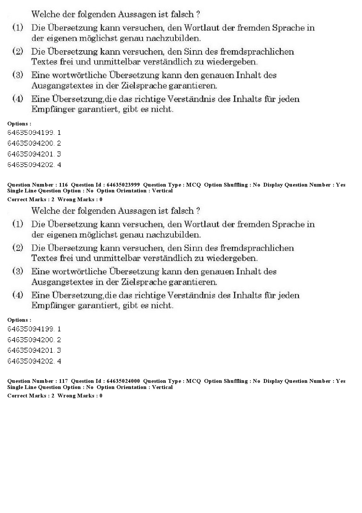 UGC NET German Question Paper June 2019 95