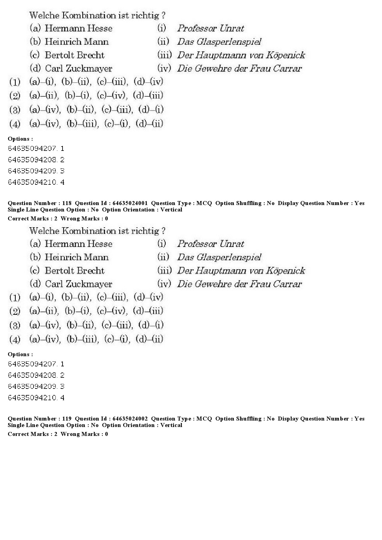 UGC NET German Question Paper June 2019 97