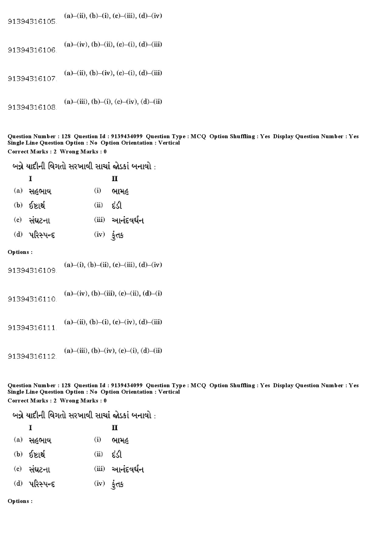 UGC NET Gujarati Question Paper December 2018 116