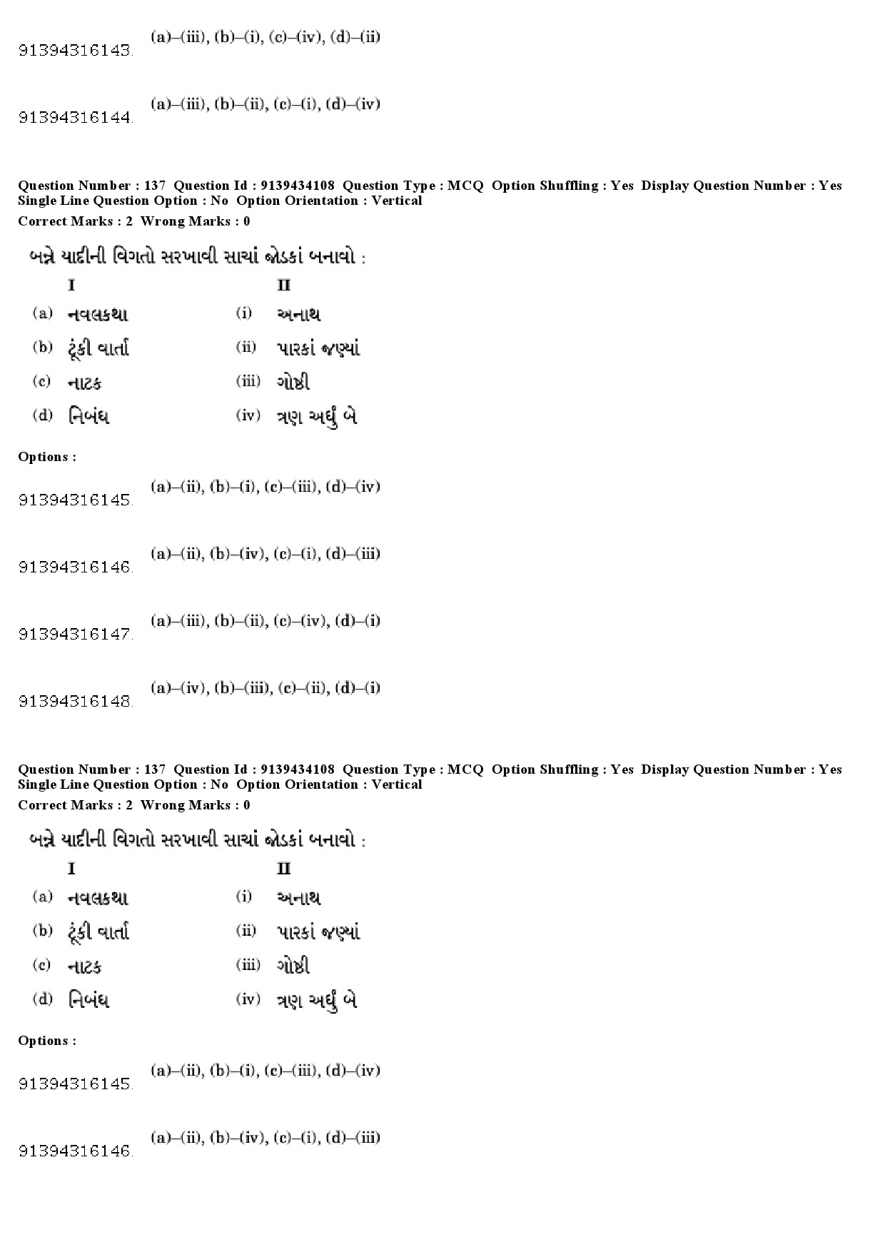 UGC NET Gujarati Question Paper December 2018 125