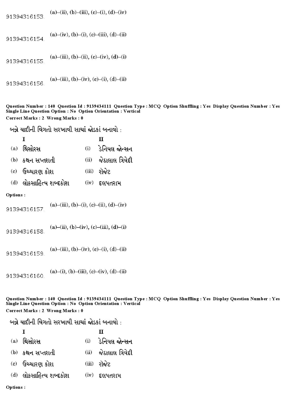 UGC NET Gujarati Question Paper December 2018 128