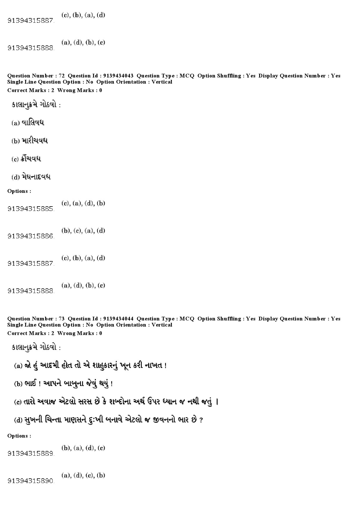 UGC NET Gujarati Question Paper December 2018 69