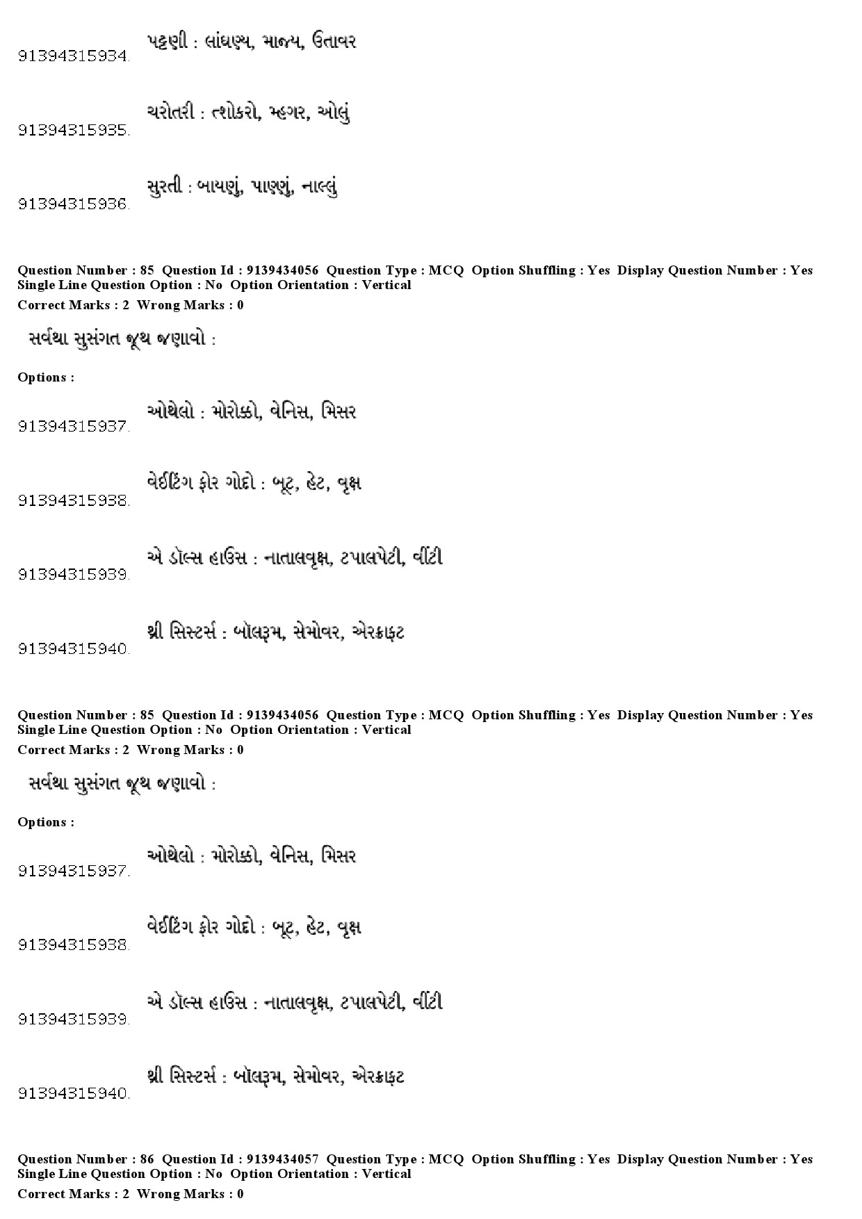 UGC NET Gujarati Question Paper December 2018 79