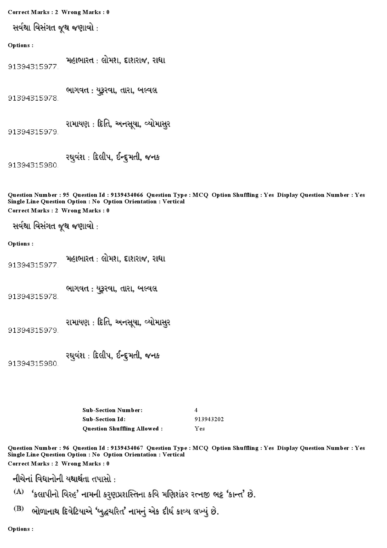 UGC NET Gujarati Question Paper December 2018 87