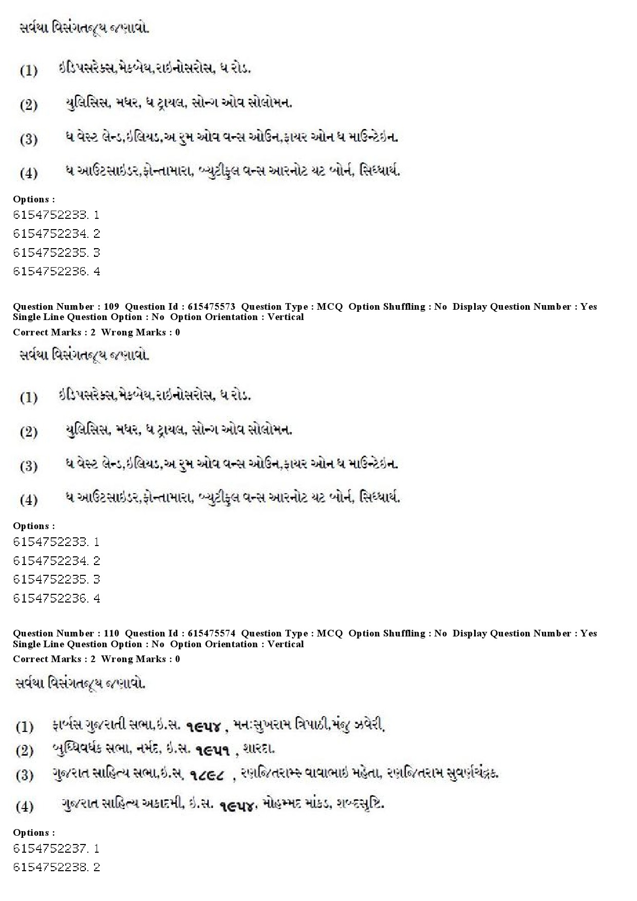 UGC NET Gujarati Question Paper December 2019 101