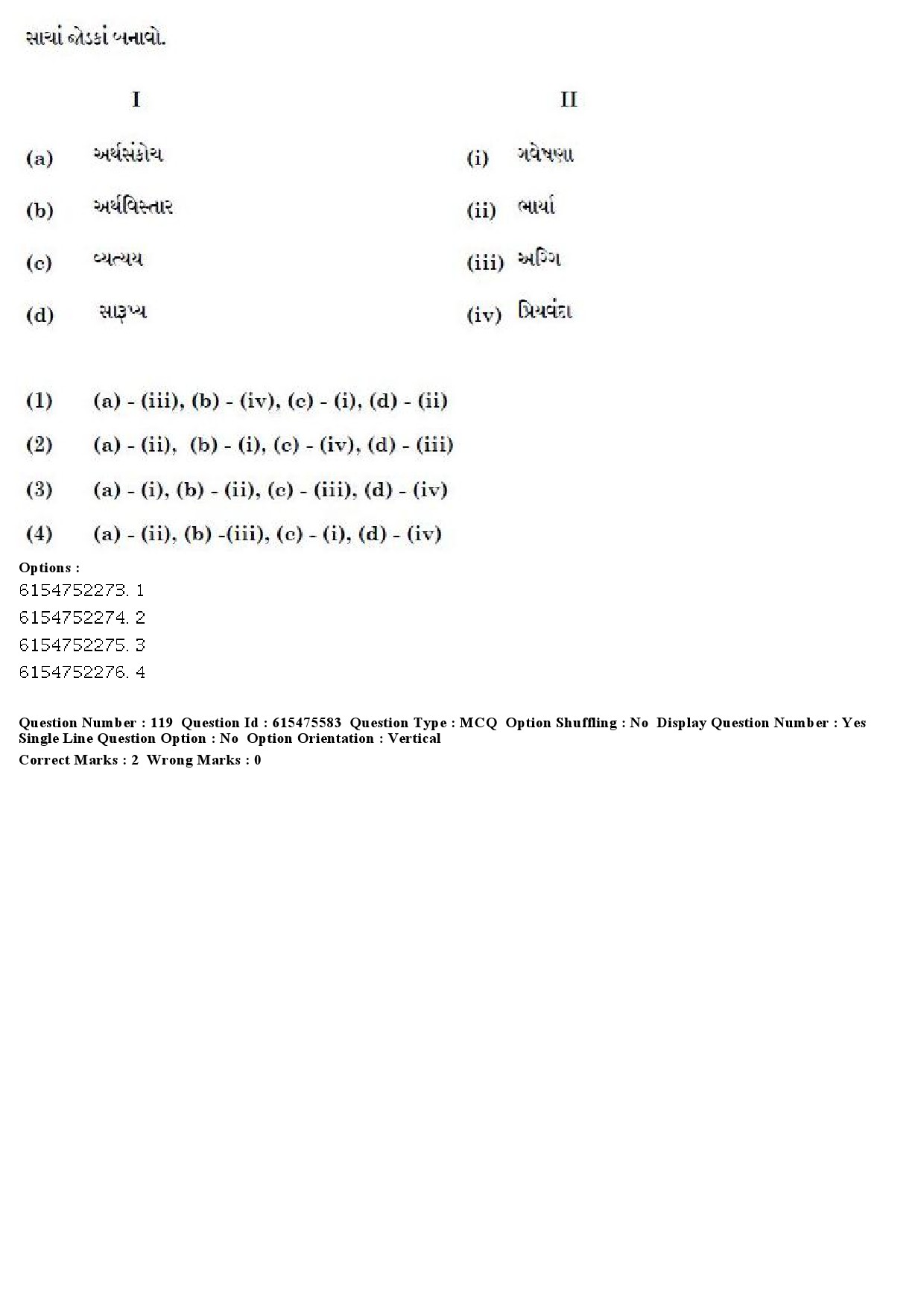 UGC NET Gujarati Question Paper December 2019 112