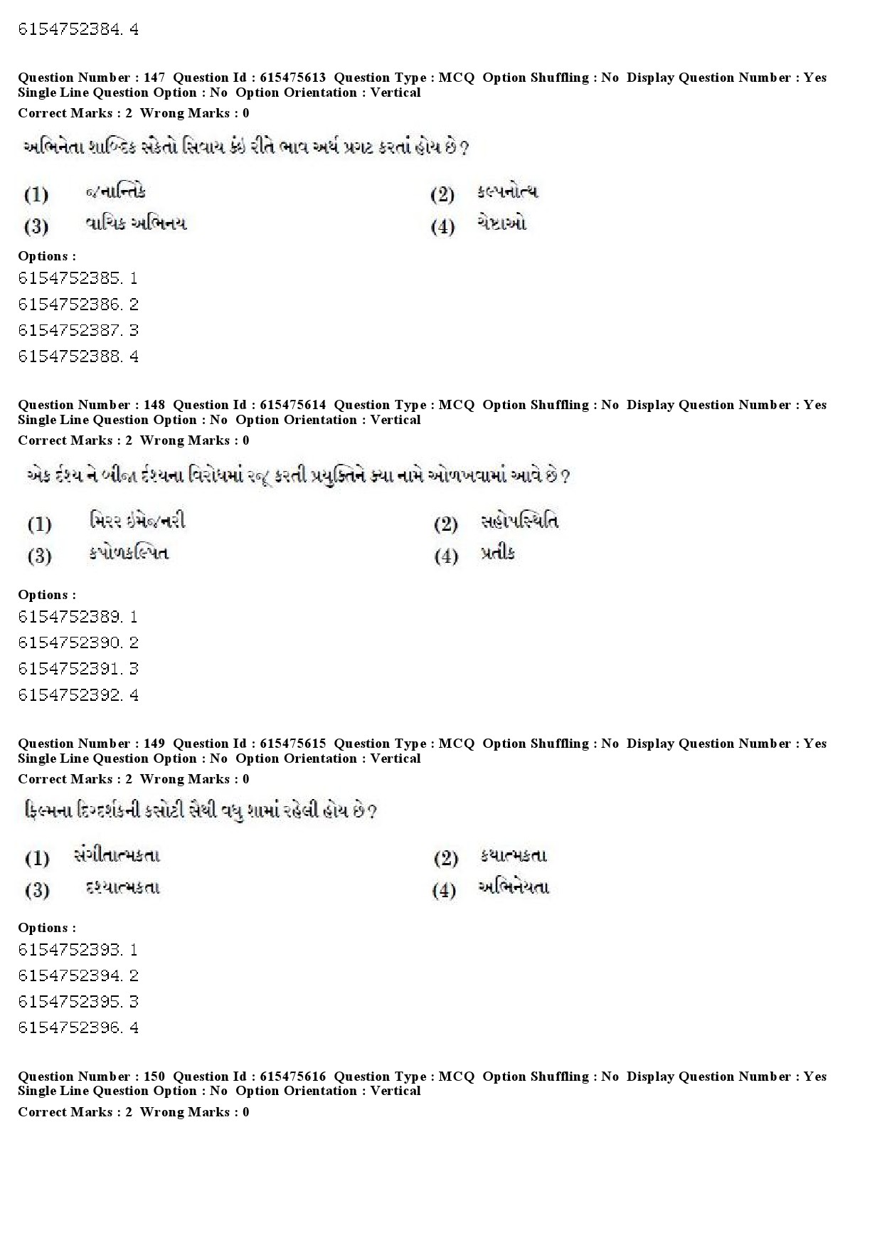 UGC NET Gujarati Question Paper December 2019 142