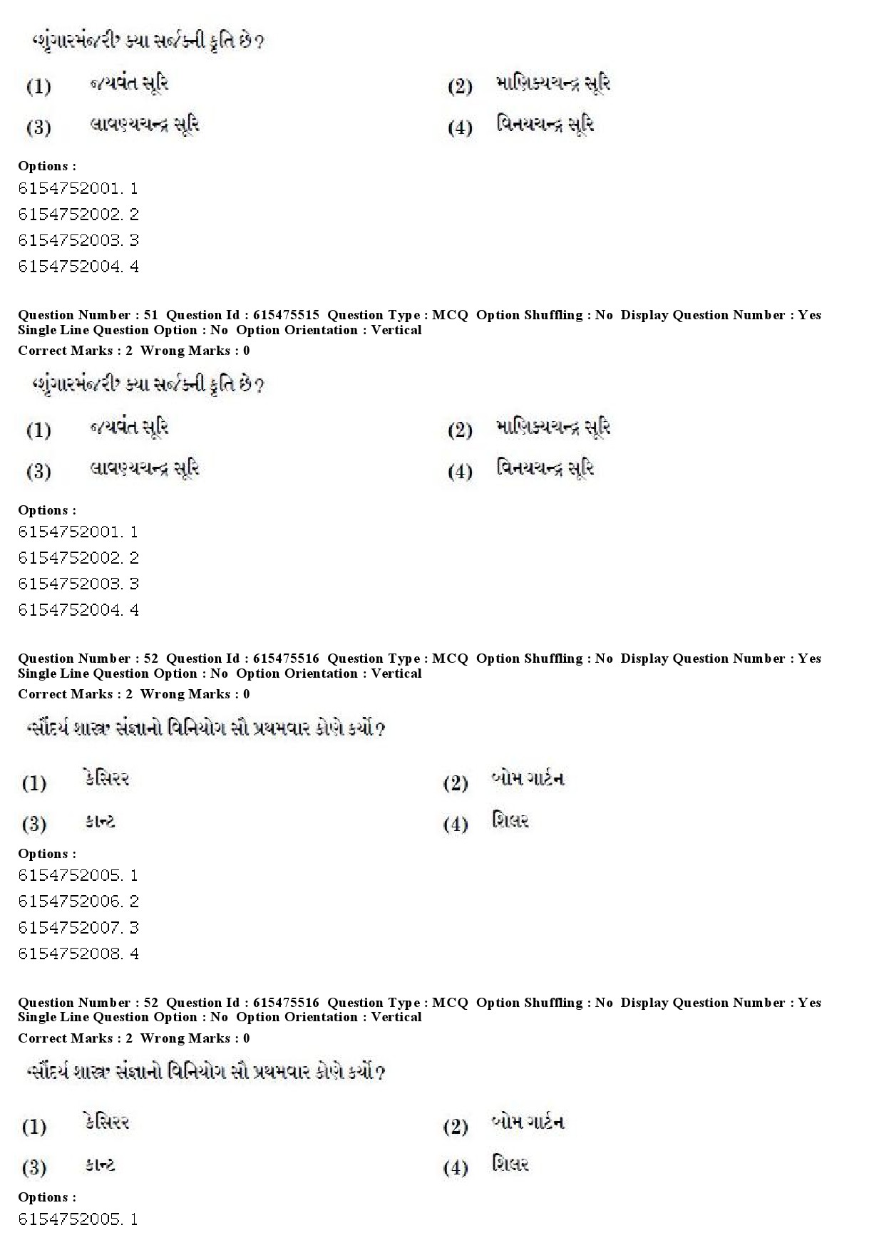 UGC NET Gujarati Question Paper December 2019 47