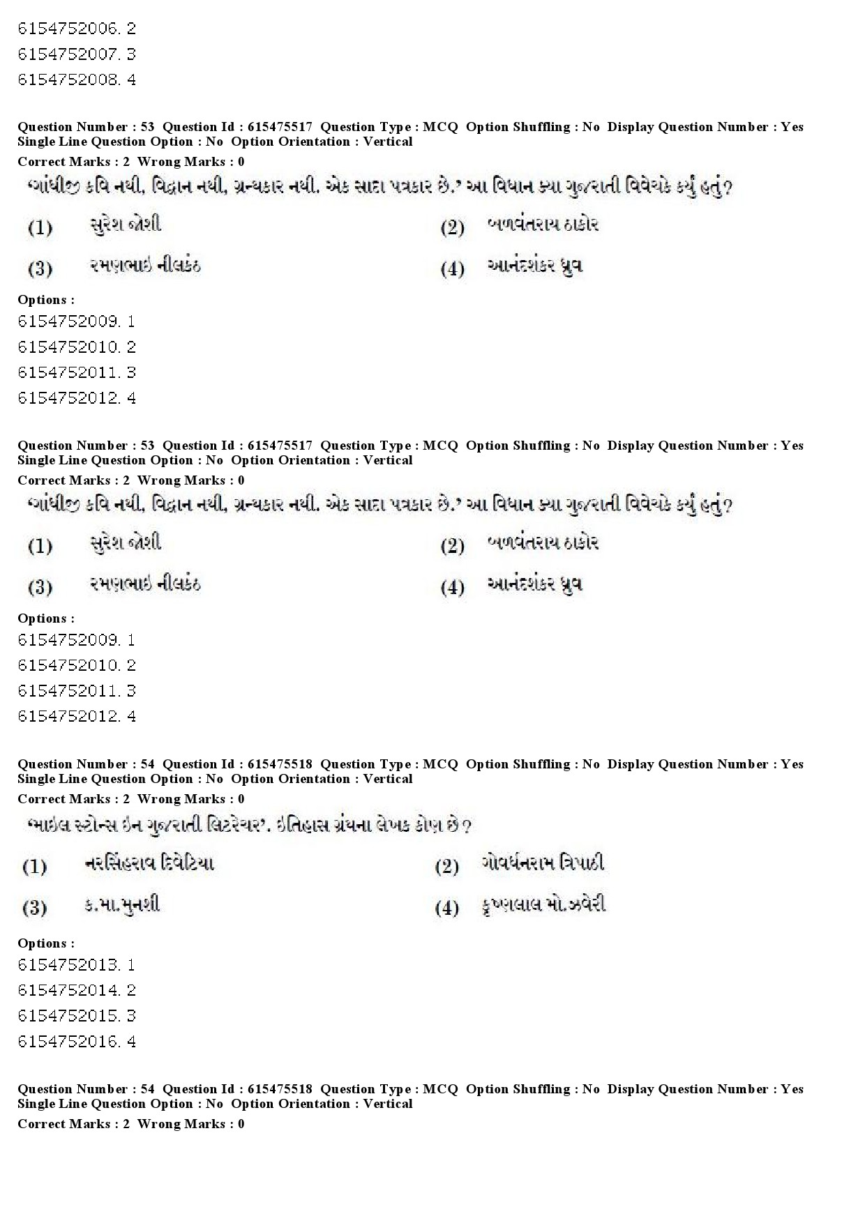 UGC NET Gujarati Question Paper December 2019 48