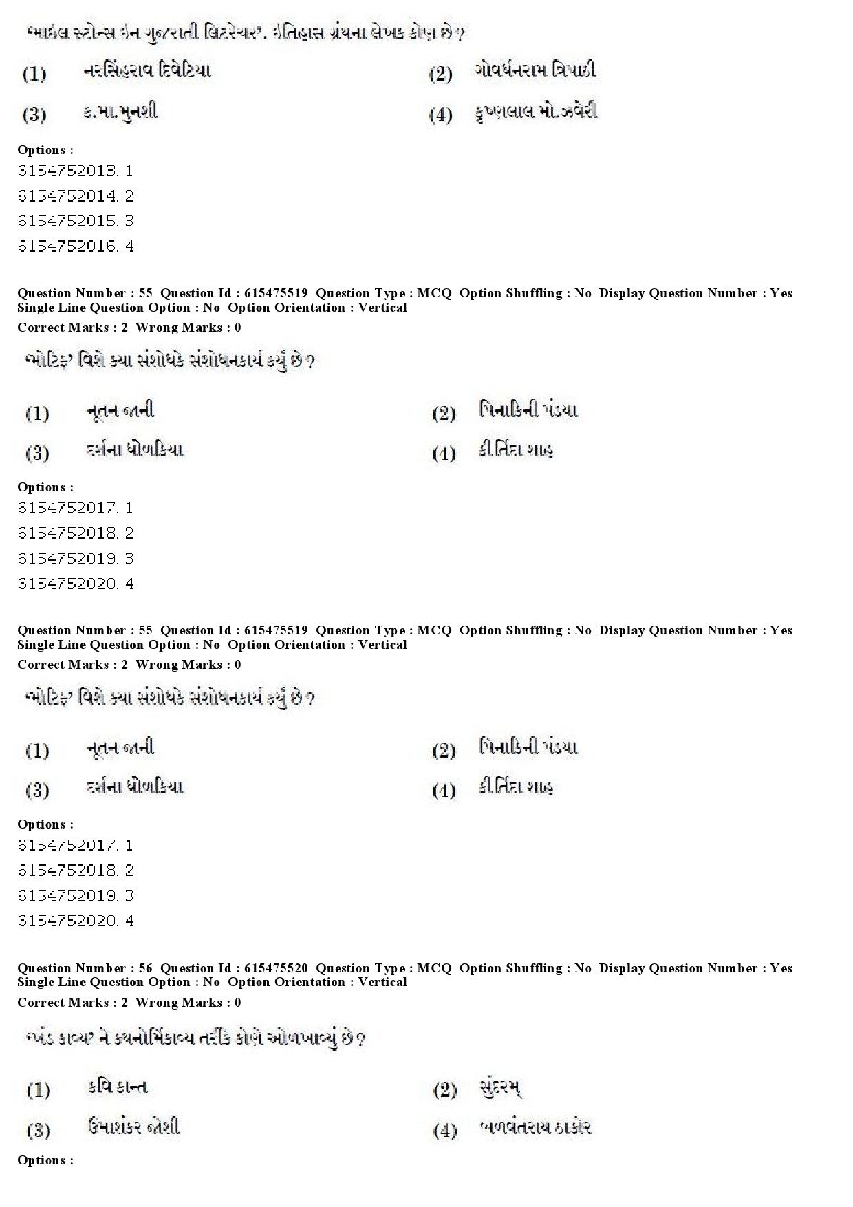 UGC NET Gujarati Question Paper December 2019 49