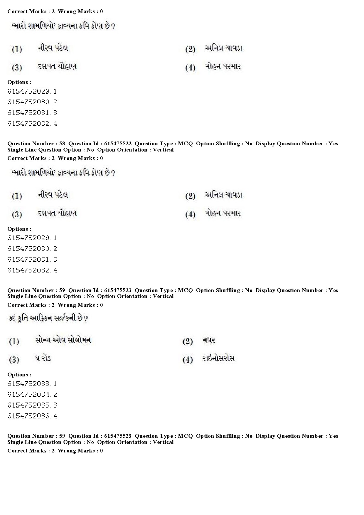 UGC NET Gujarati Question Paper December 2019 51