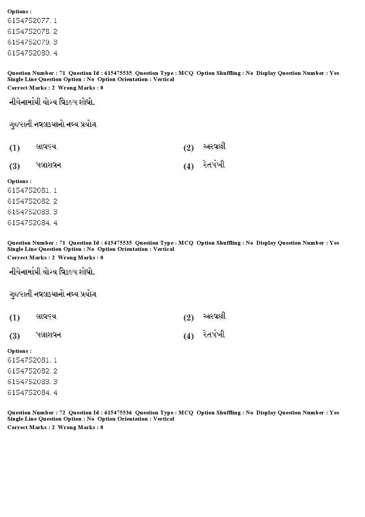 UGC NET Gujarati Question Paper December 2019 59