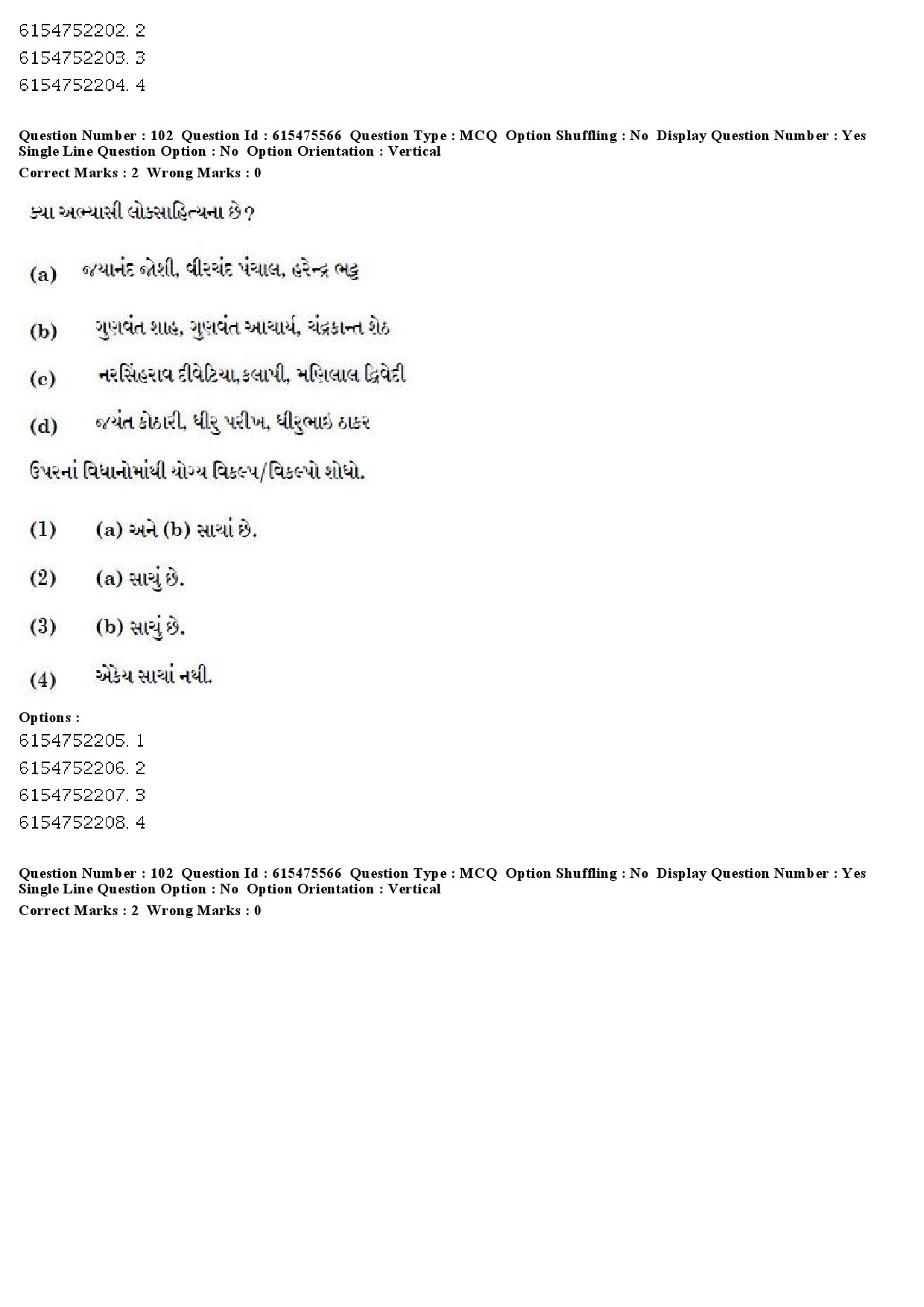 UGC NET Gujarati Question Paper December 2019 92