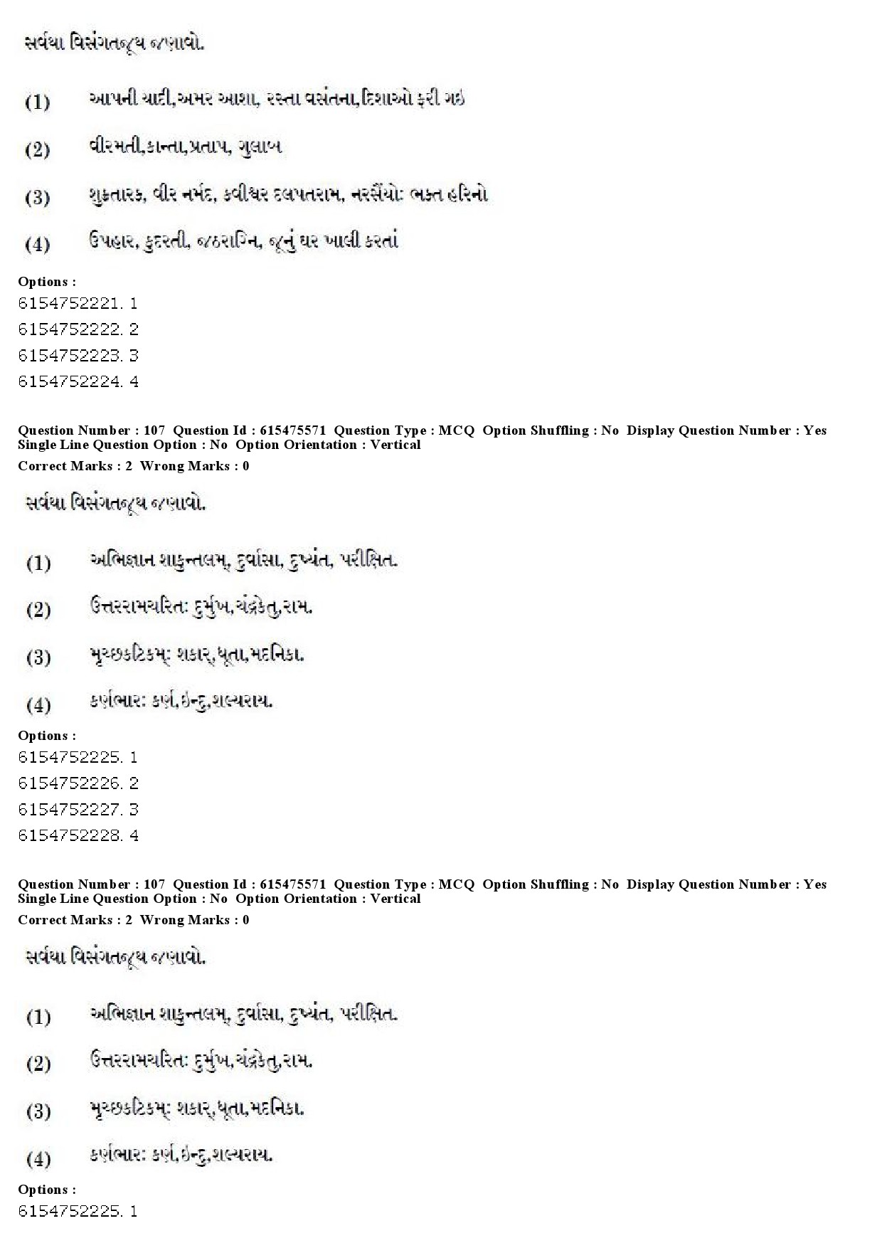 UGC NET Gujarati Question Paper December 2019 99