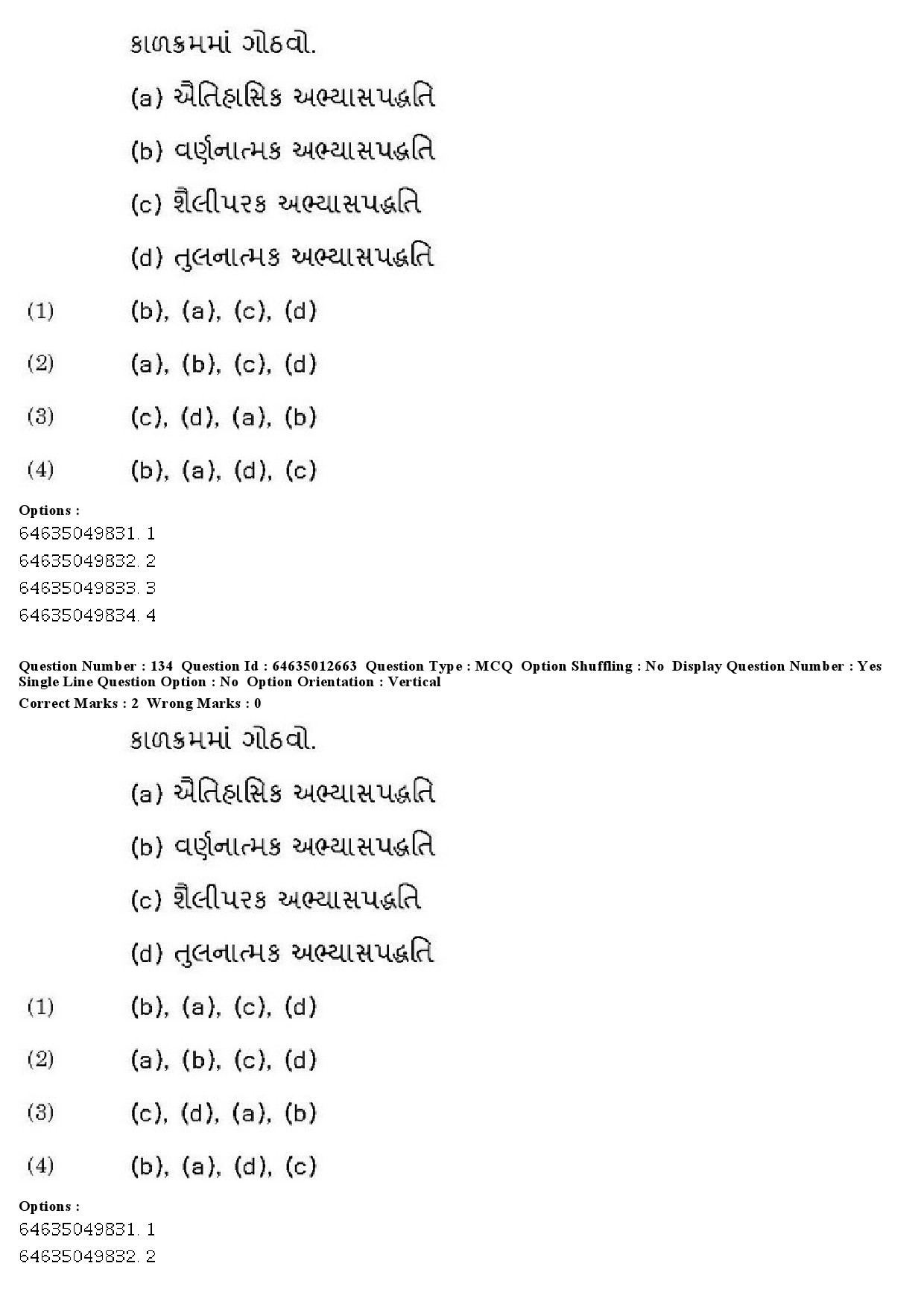 UGC NET Gujarati Question Paper June 2019 115