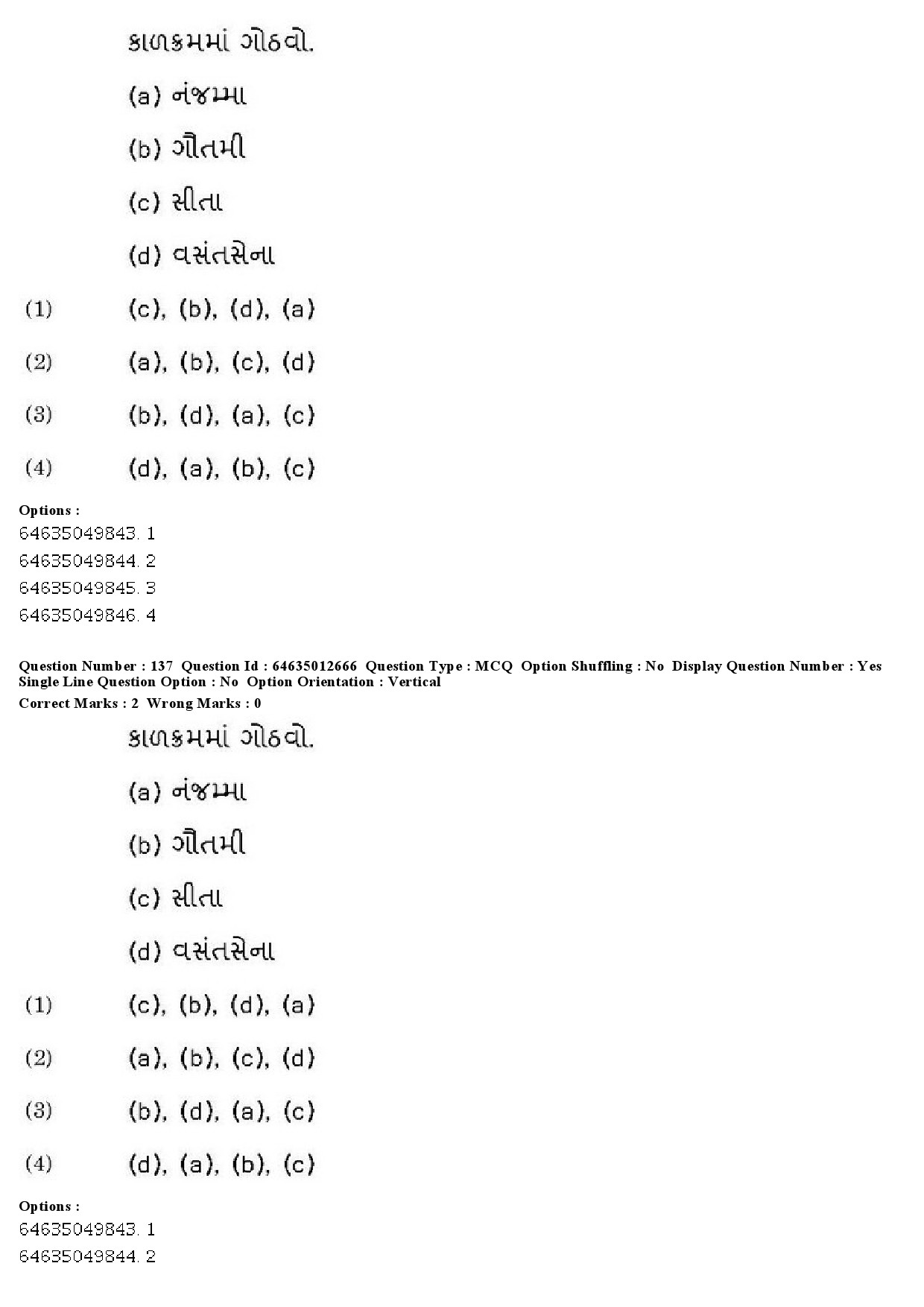 UGC NET Gujarati Question Paper June 2019 119