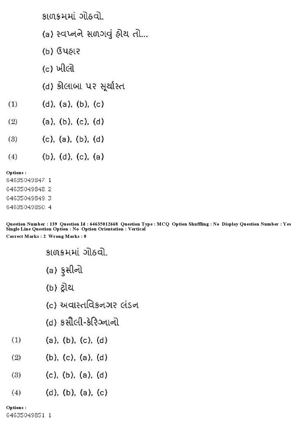 UGC NET Gujarati Question Paper June 2019 121