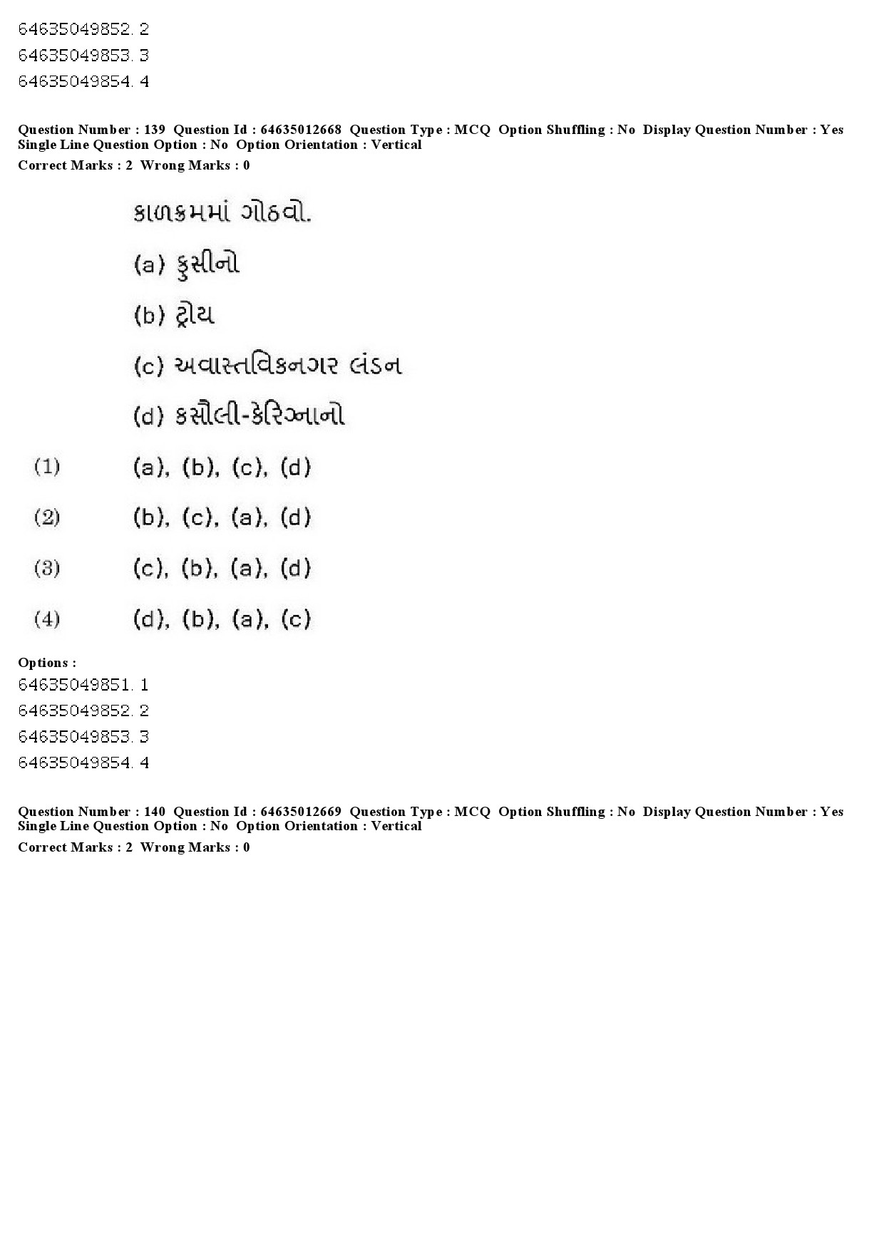 UGC NET Gujarati Question Paper June 2019 122