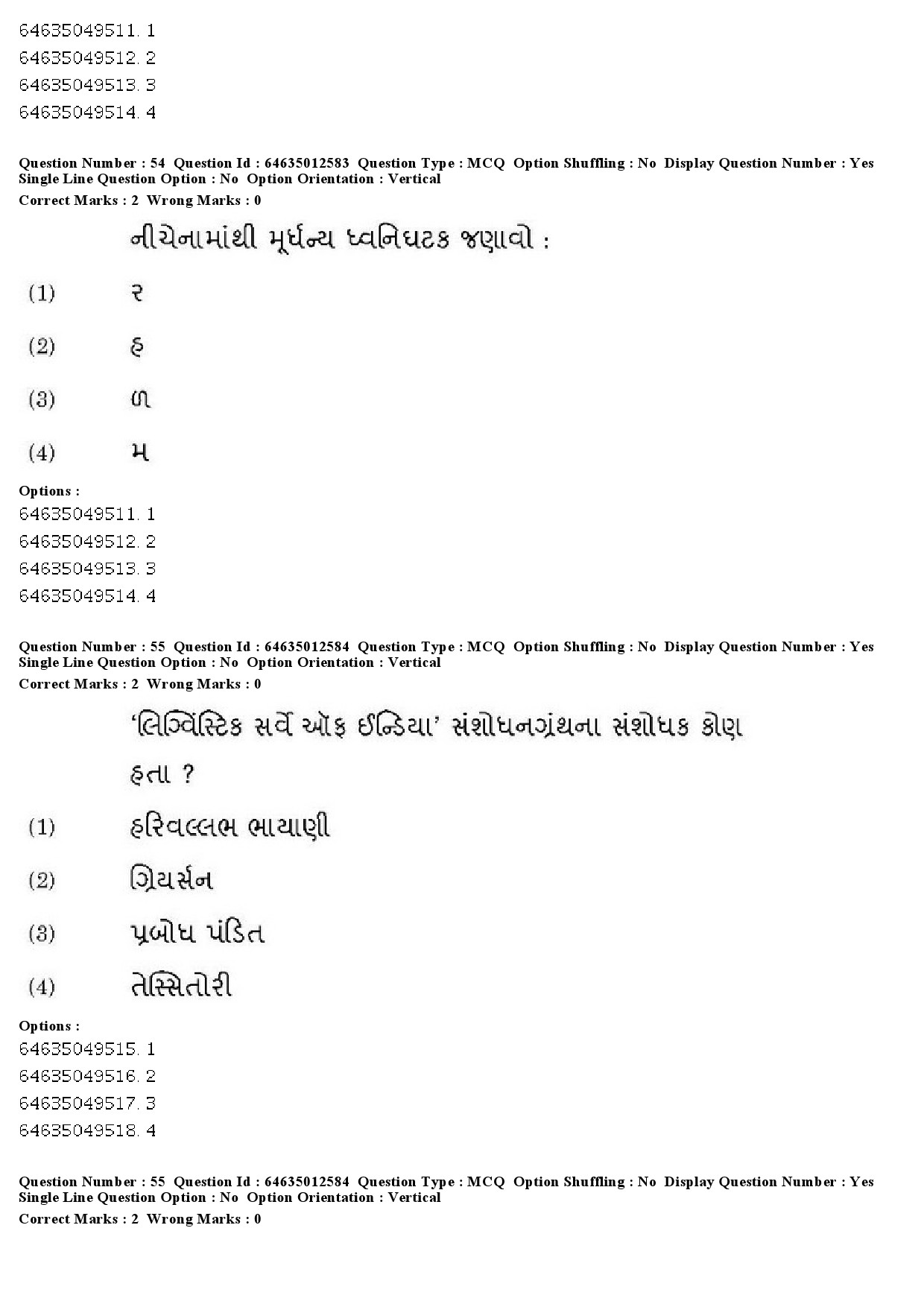 UGC NET Gujarati Question Paper June 2019 39