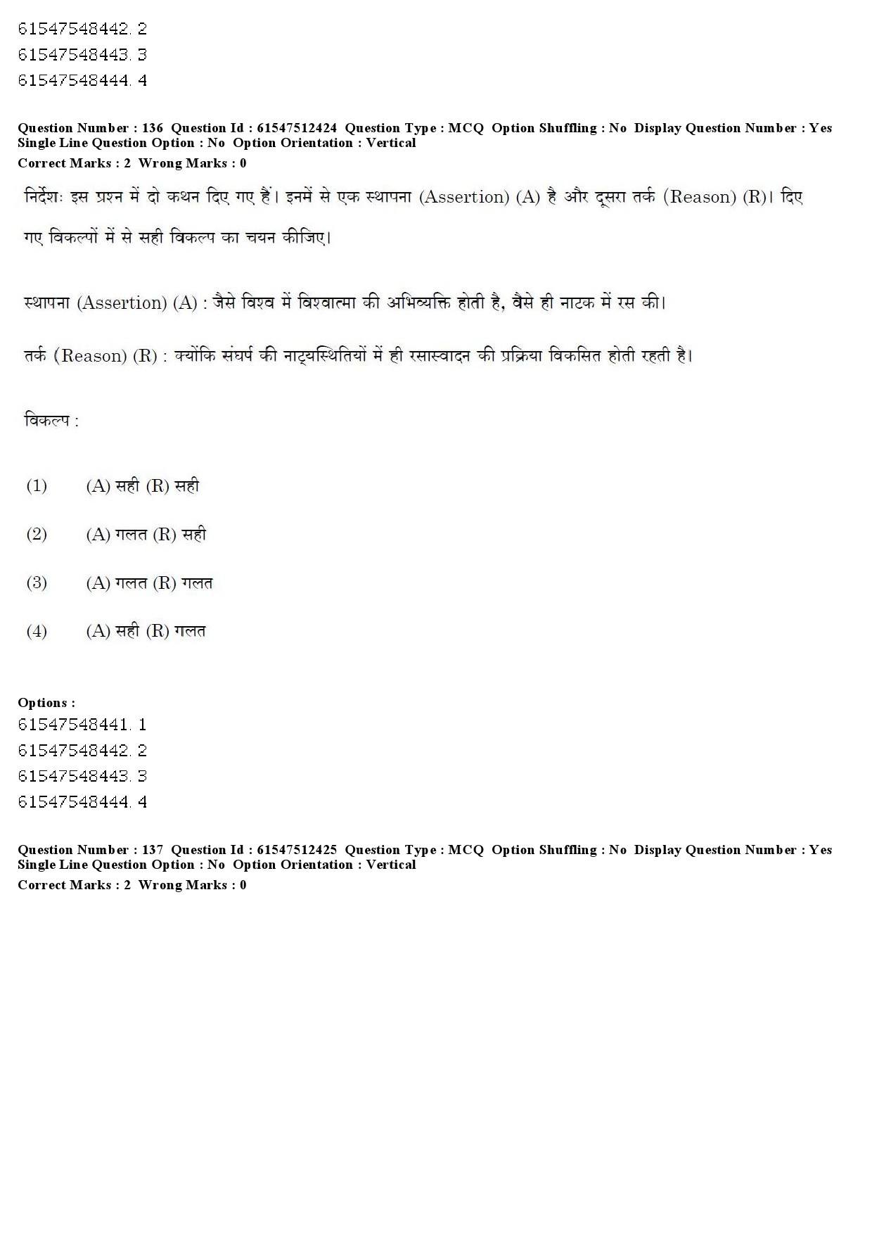 UGC NET Hindi Question Paper December 2019 166