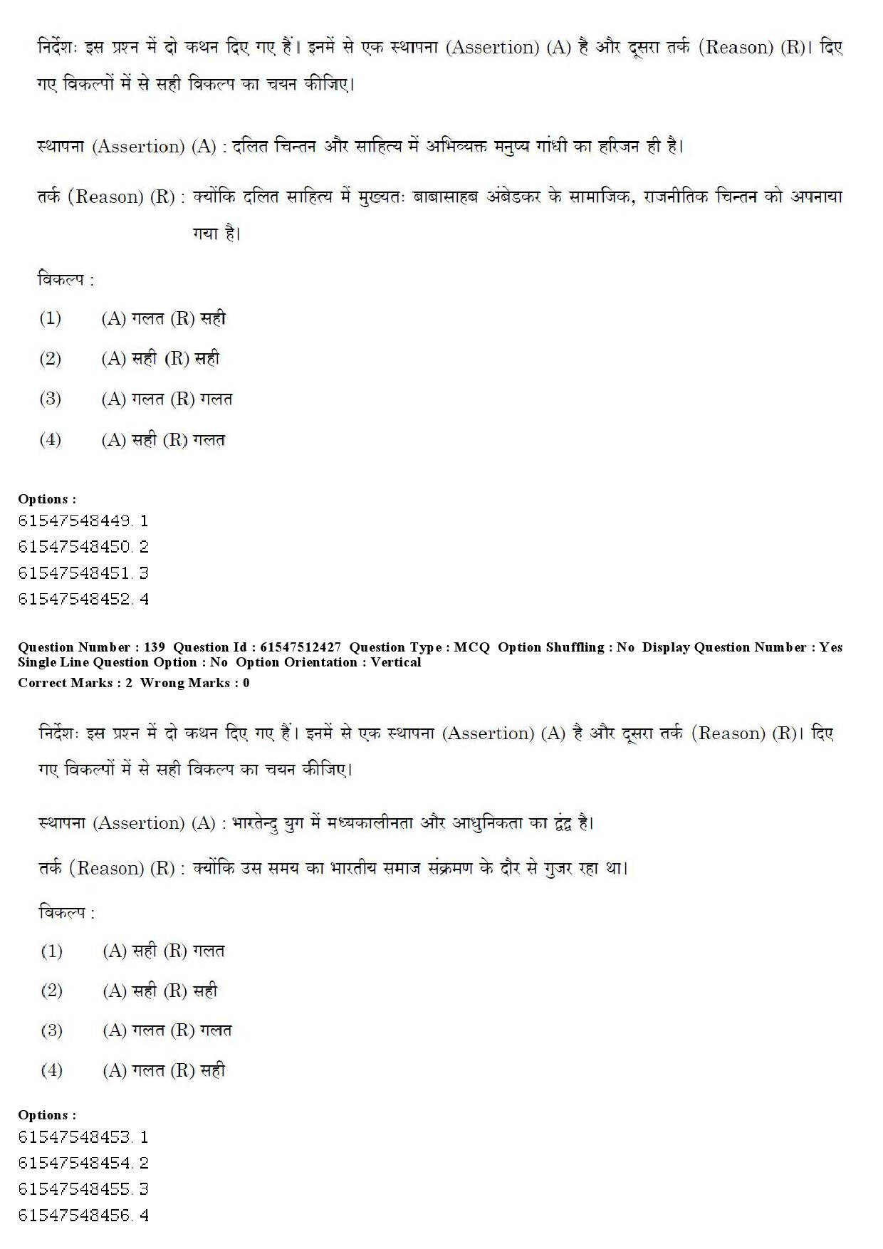 UGC NET Hindi Question Paper December 2019 169