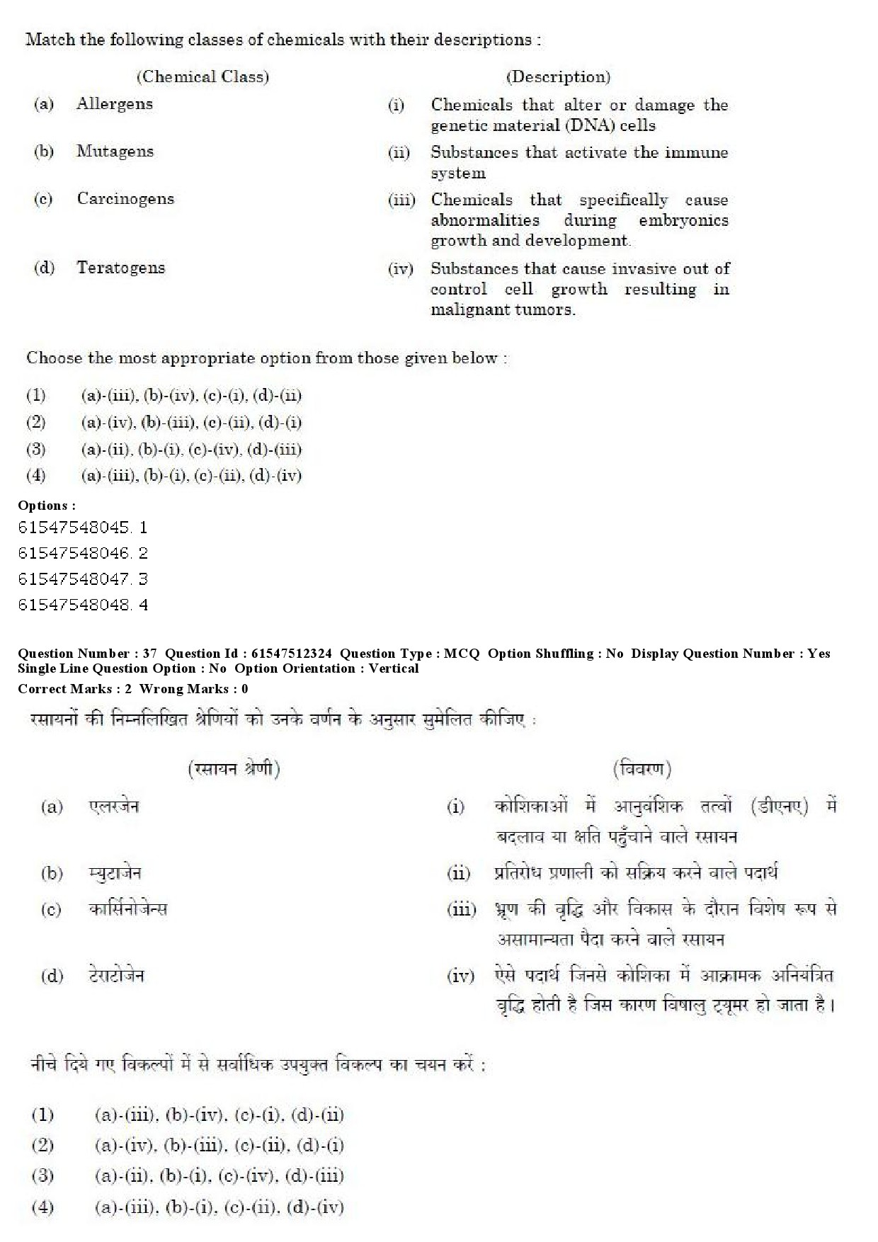 UGC NET Hindi Question Paper December 2019 36