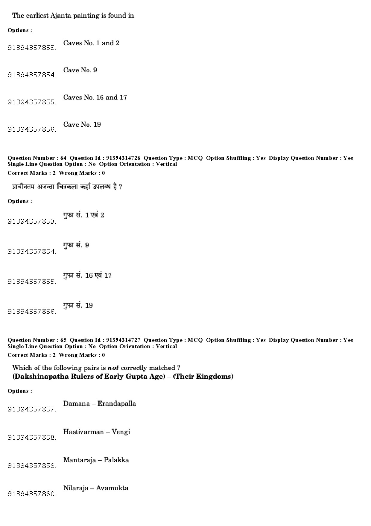 UGC NET History Question Paper December 2018 57