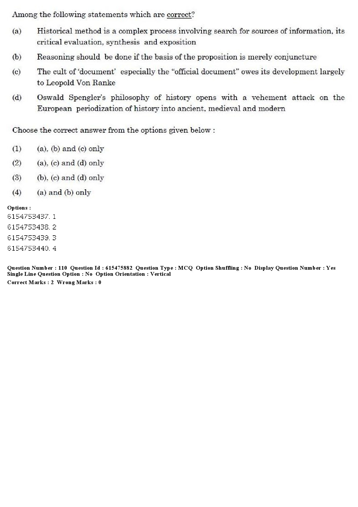 UGC NET History Question Paper December 2019 100