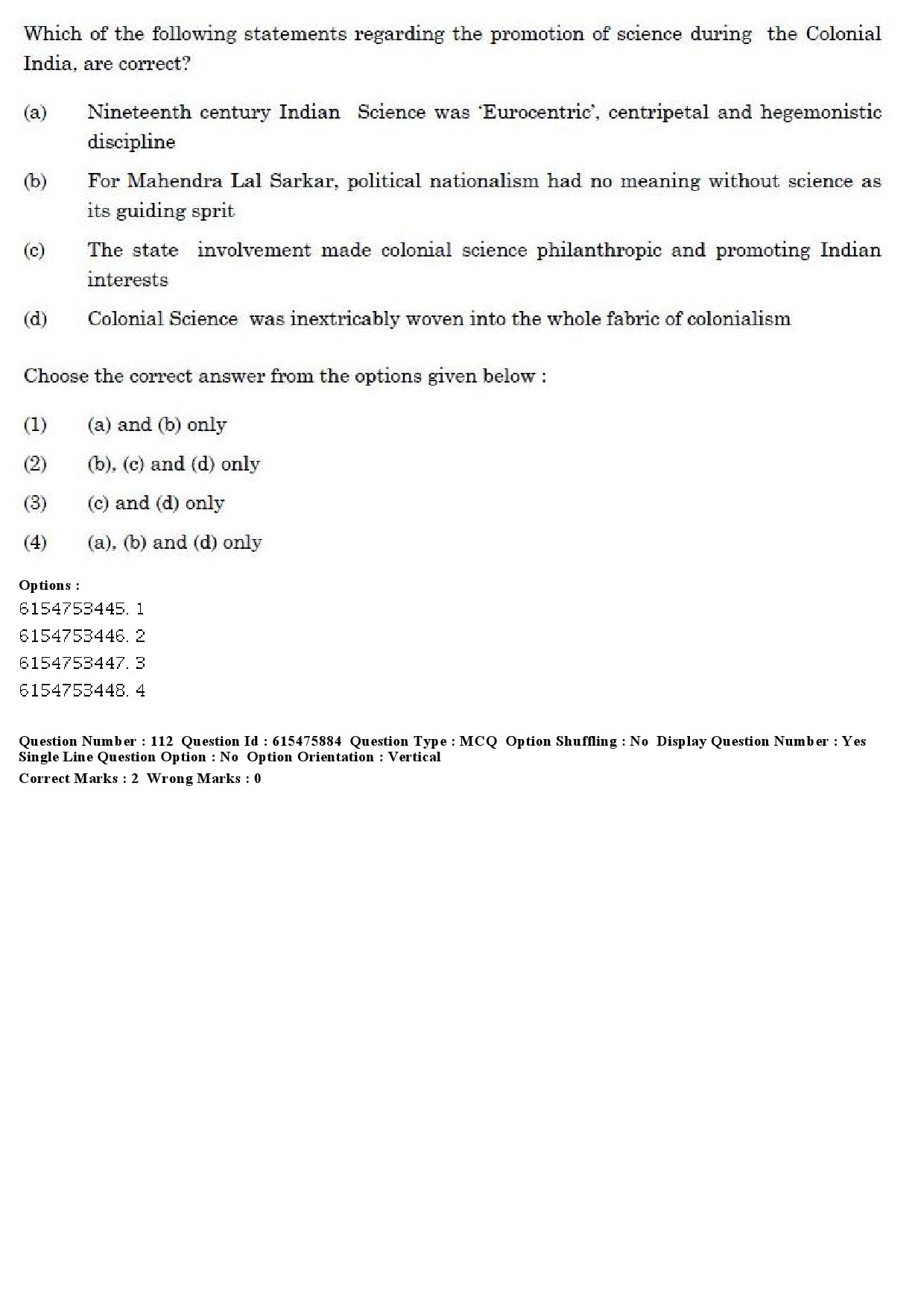 UGC NET History Question Paper December 2019 104