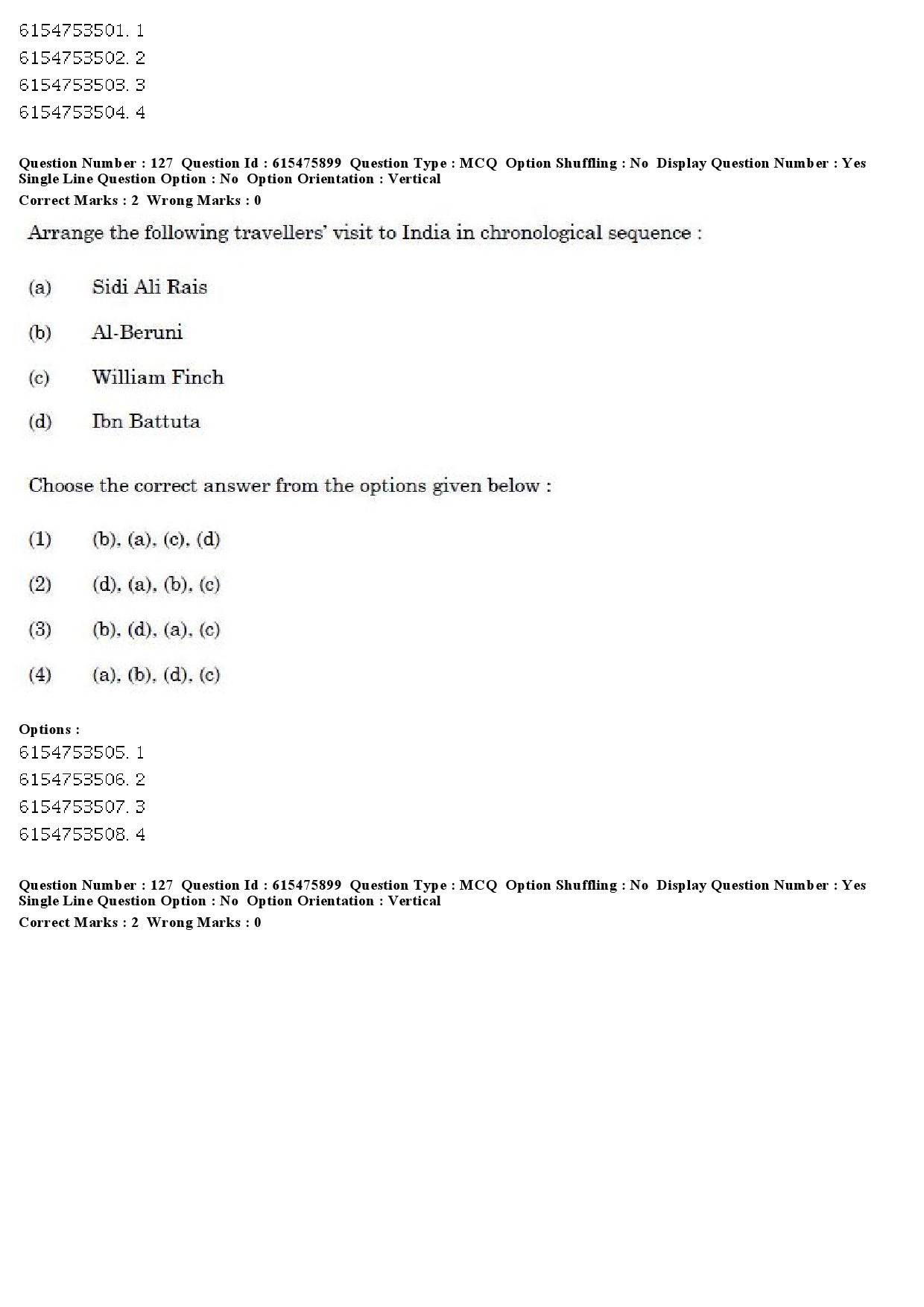 UGC NET History Question Paper December 2019 124