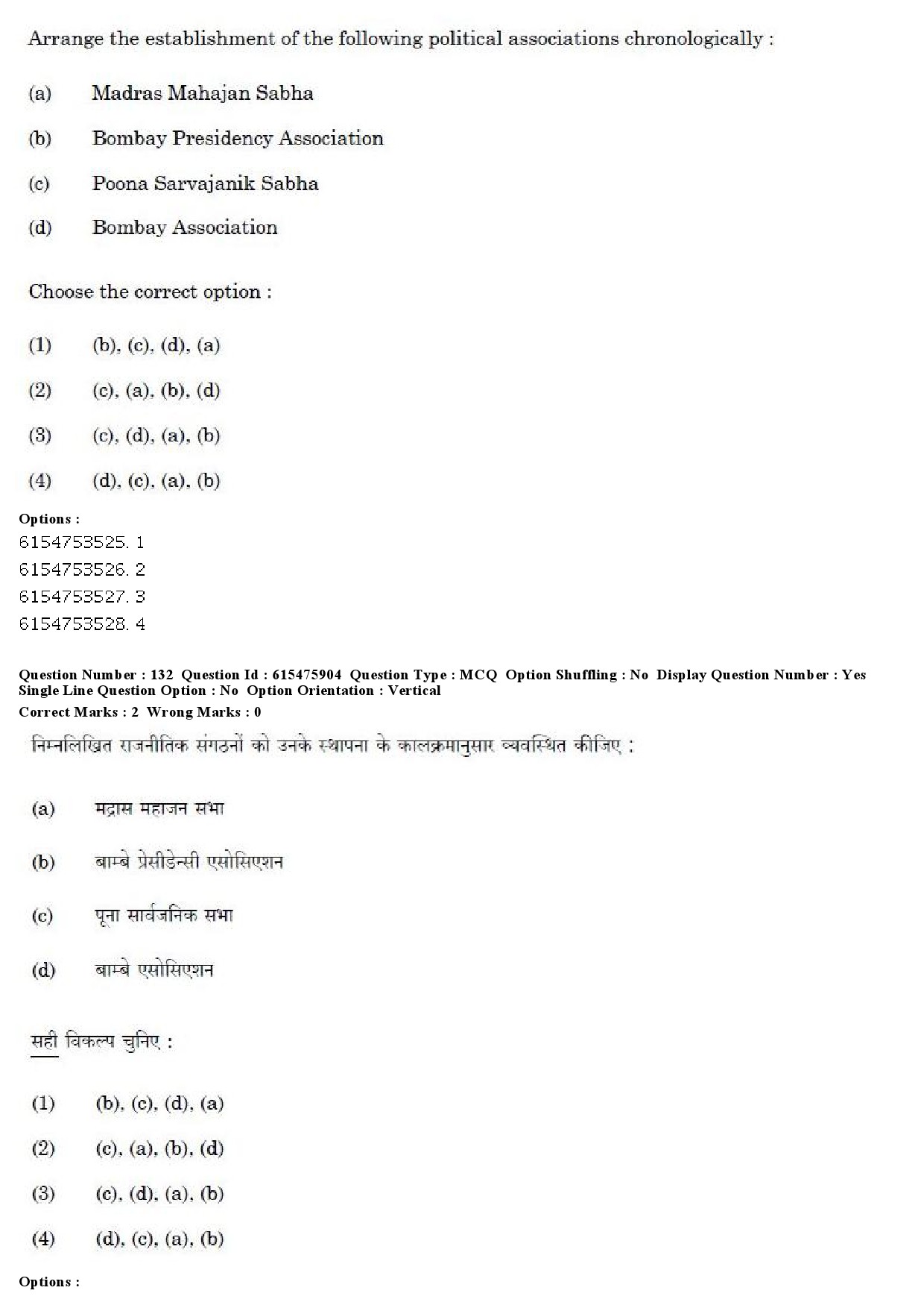 UGC NET History Question Paper December 2019 131