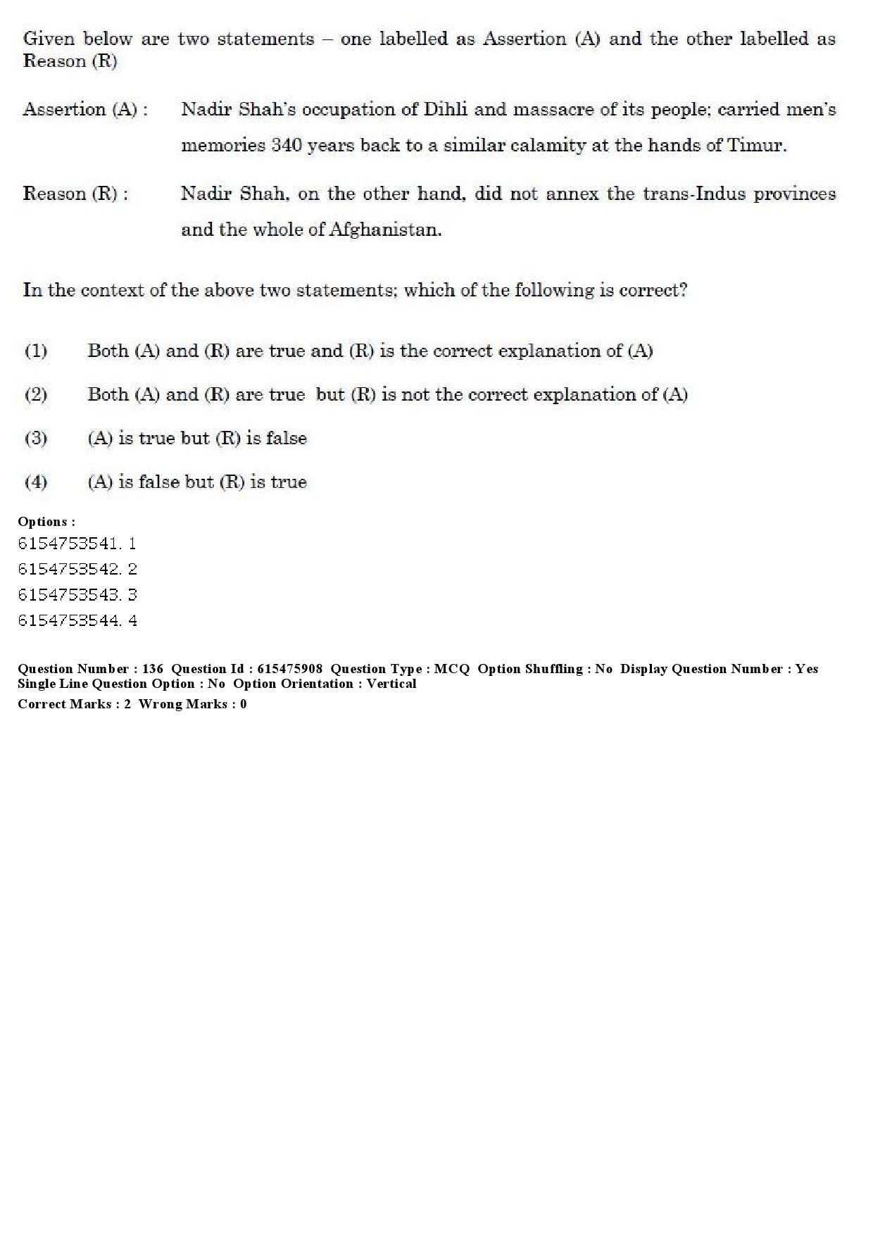 UGC NET History Question Paper December 2019 137