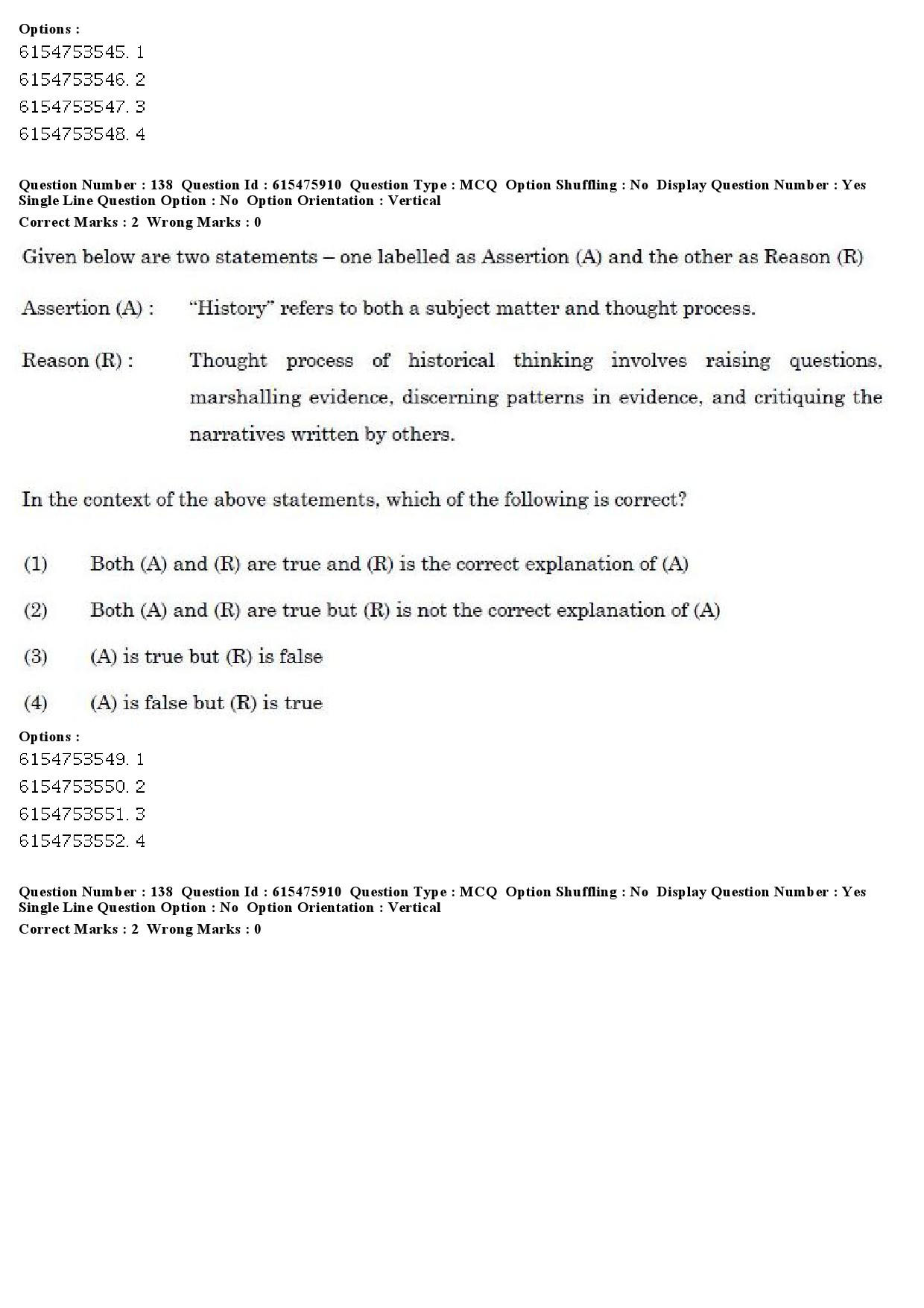 UGC NET History Question Paper December 2019 140