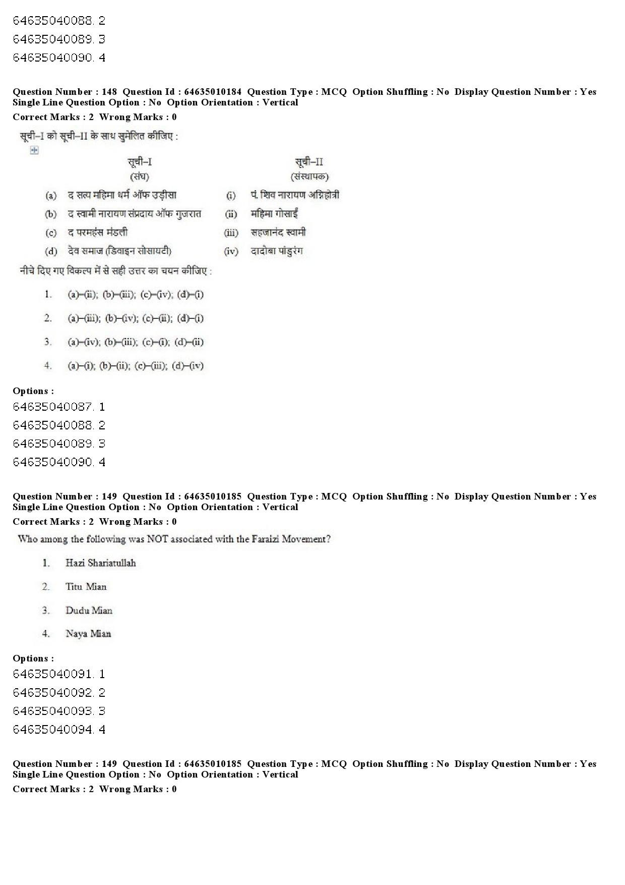 UGC NET History Question Paper June 2019 110