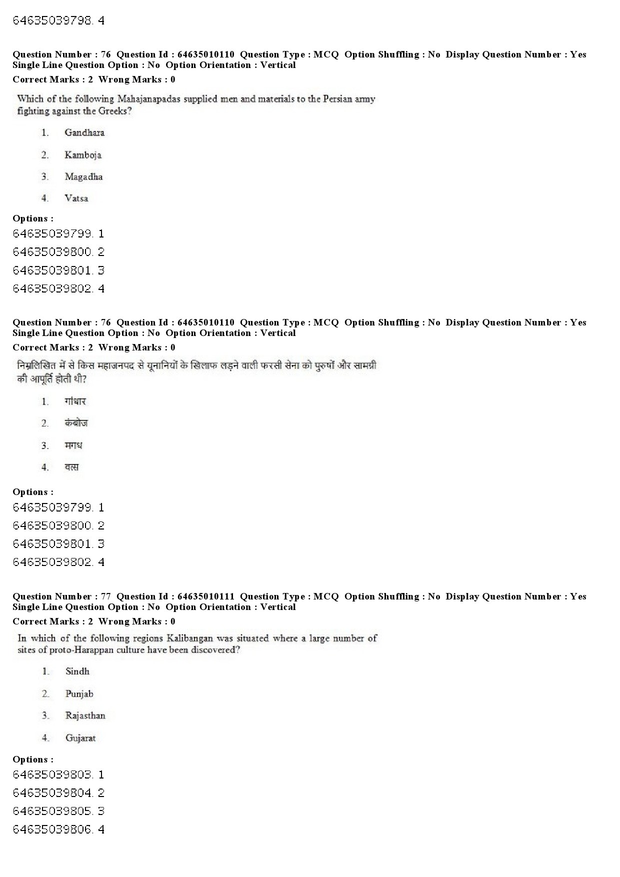 UGC NET History Question Paper June 2019 54