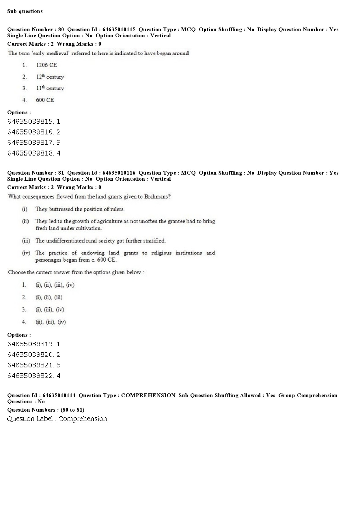 UGC NET History Question Paper June 2019 57