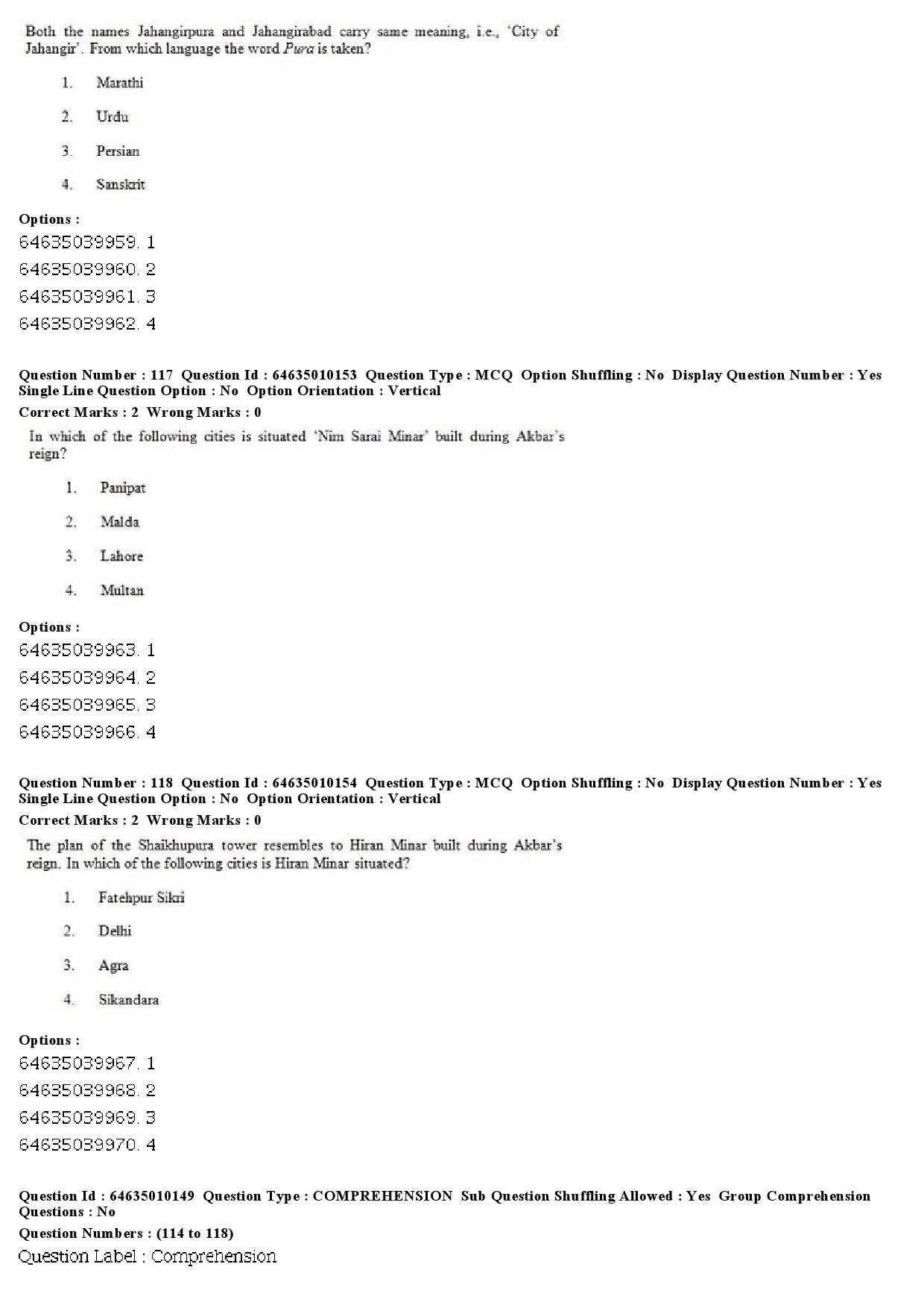 UGC NET History Question Paper June 2019 86