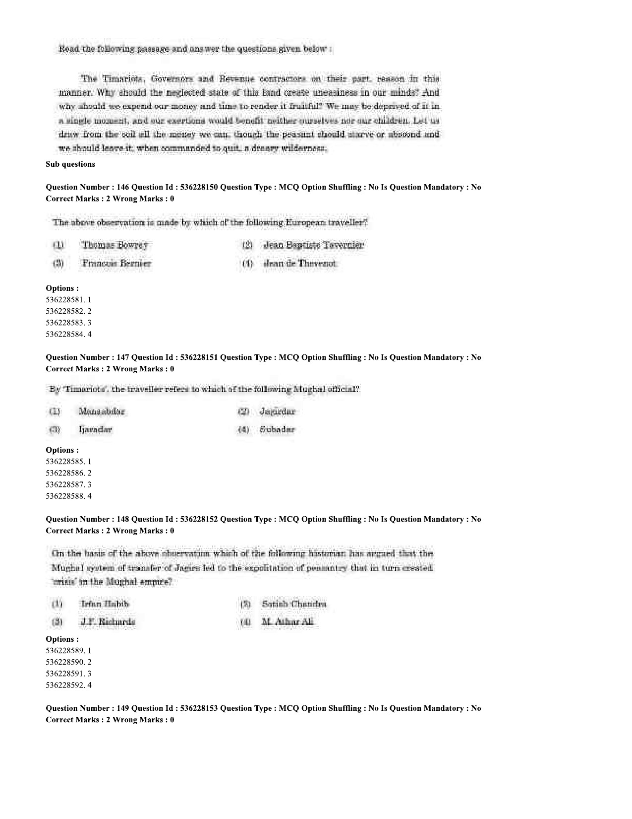 UGC NET History Question Paper September 2020 108