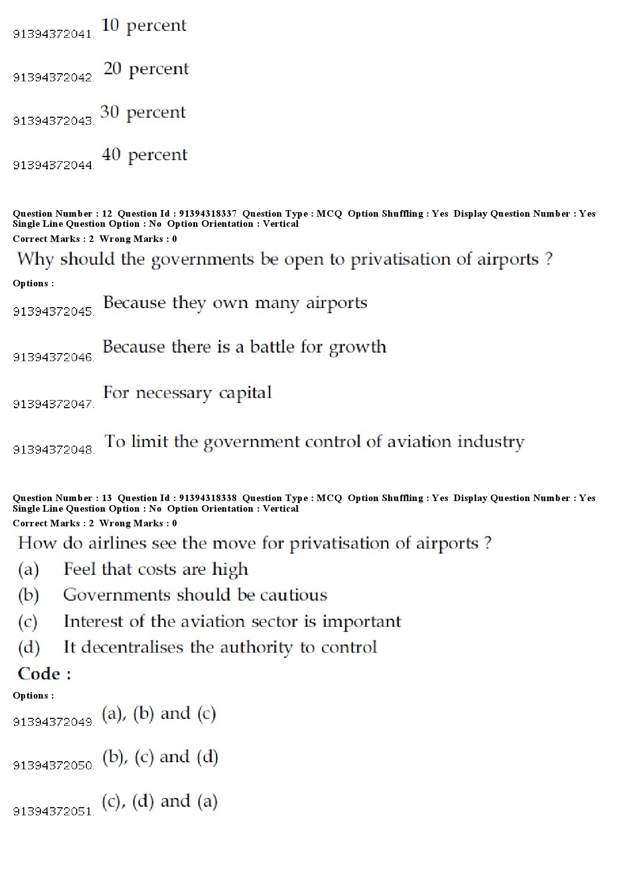 UGC NET Home Science Question Paper December 2018 10