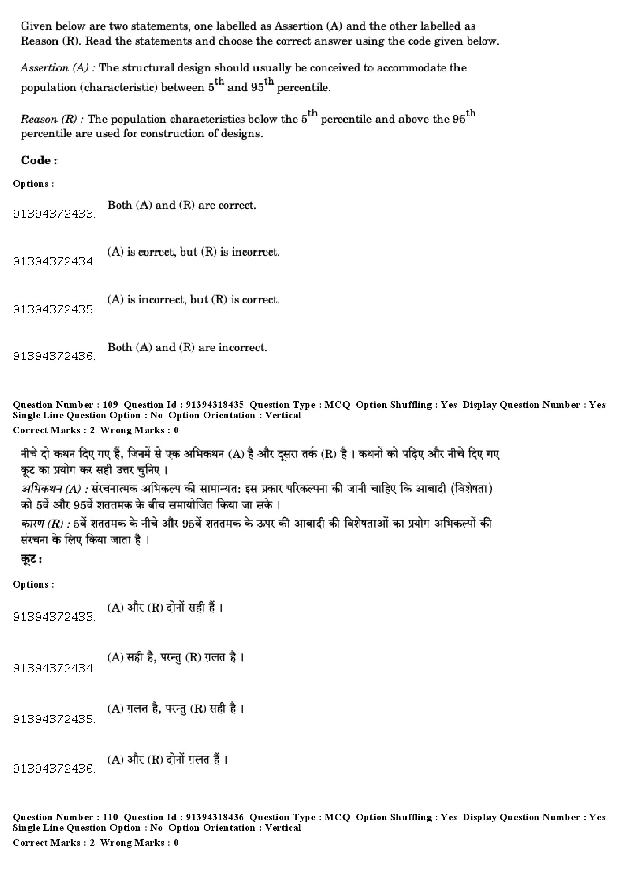 UGC NET Home Science Question Paper December 2018 105