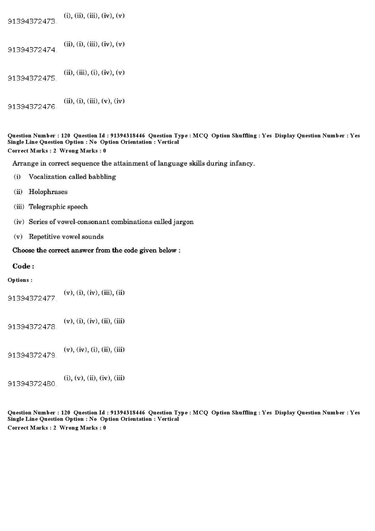 UGC NET Home Science Question Paper December 2018 117