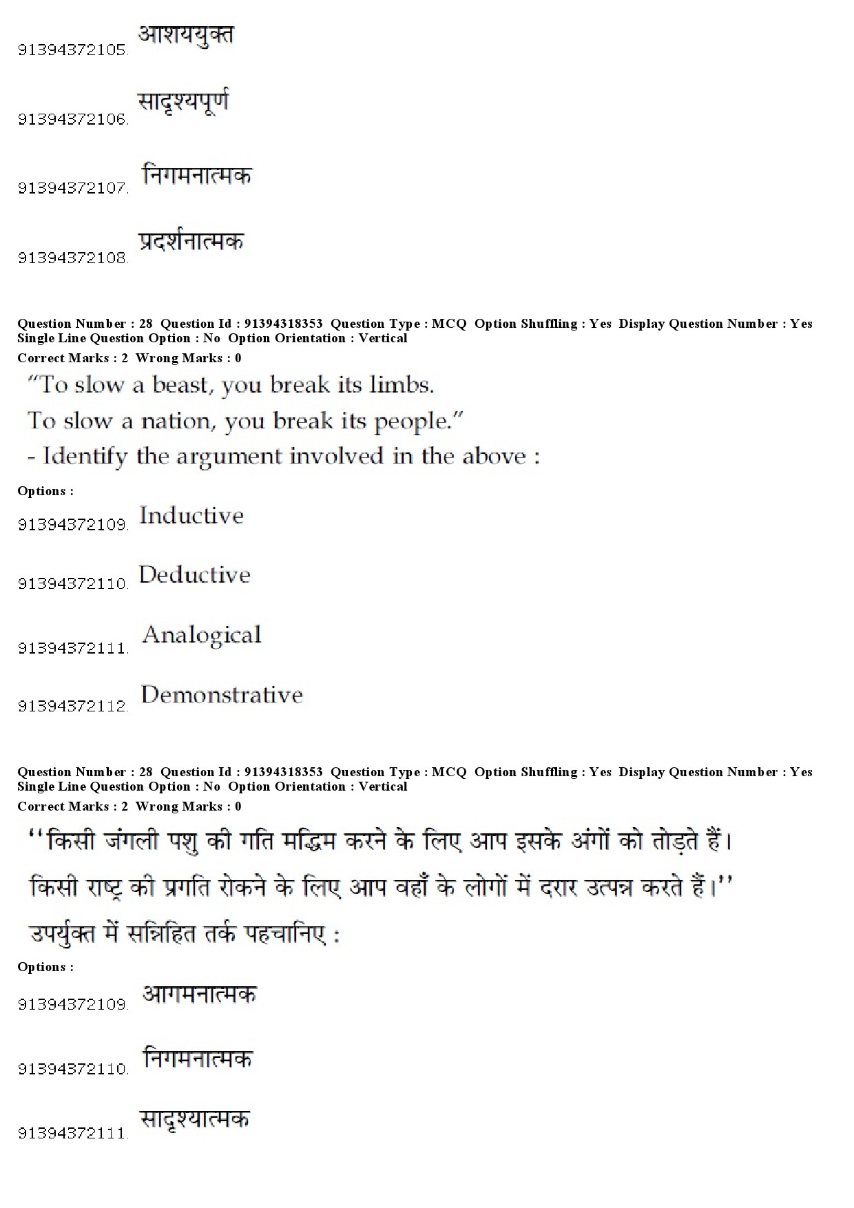 UGC NET Home Science Question Paper December 2018 24