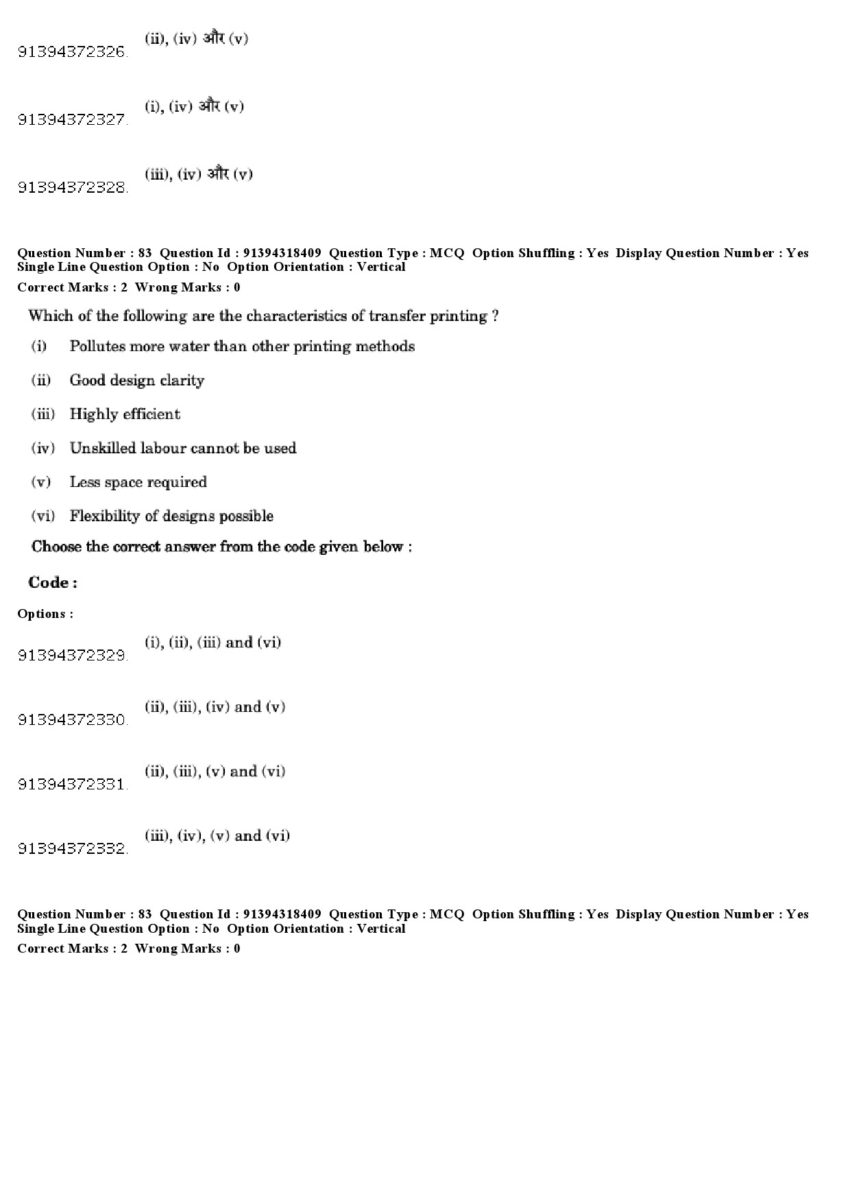 UGC NET Home Science Question Paper December 2018 76