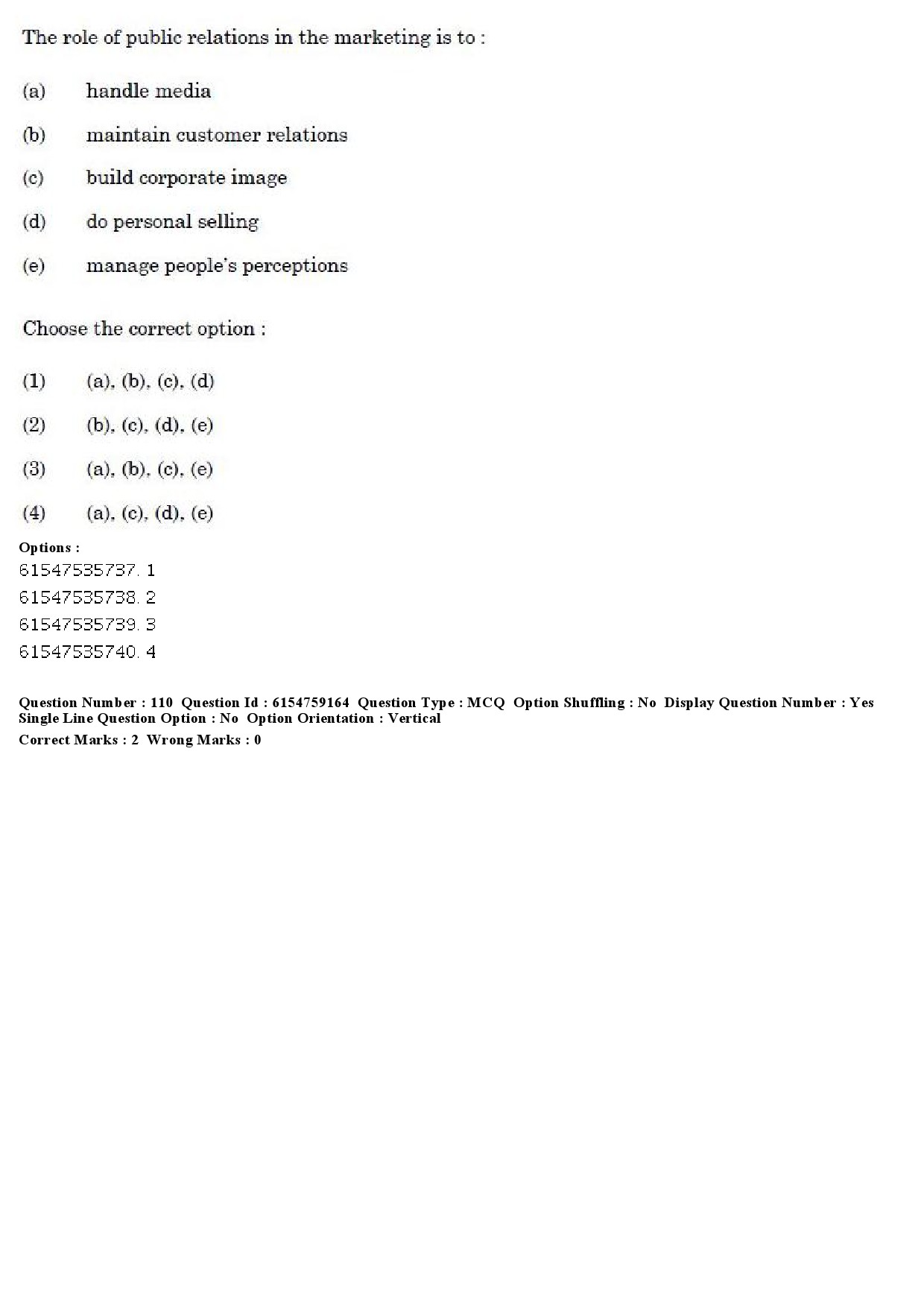 UGC NET Home Science Question Paper December 2019 114