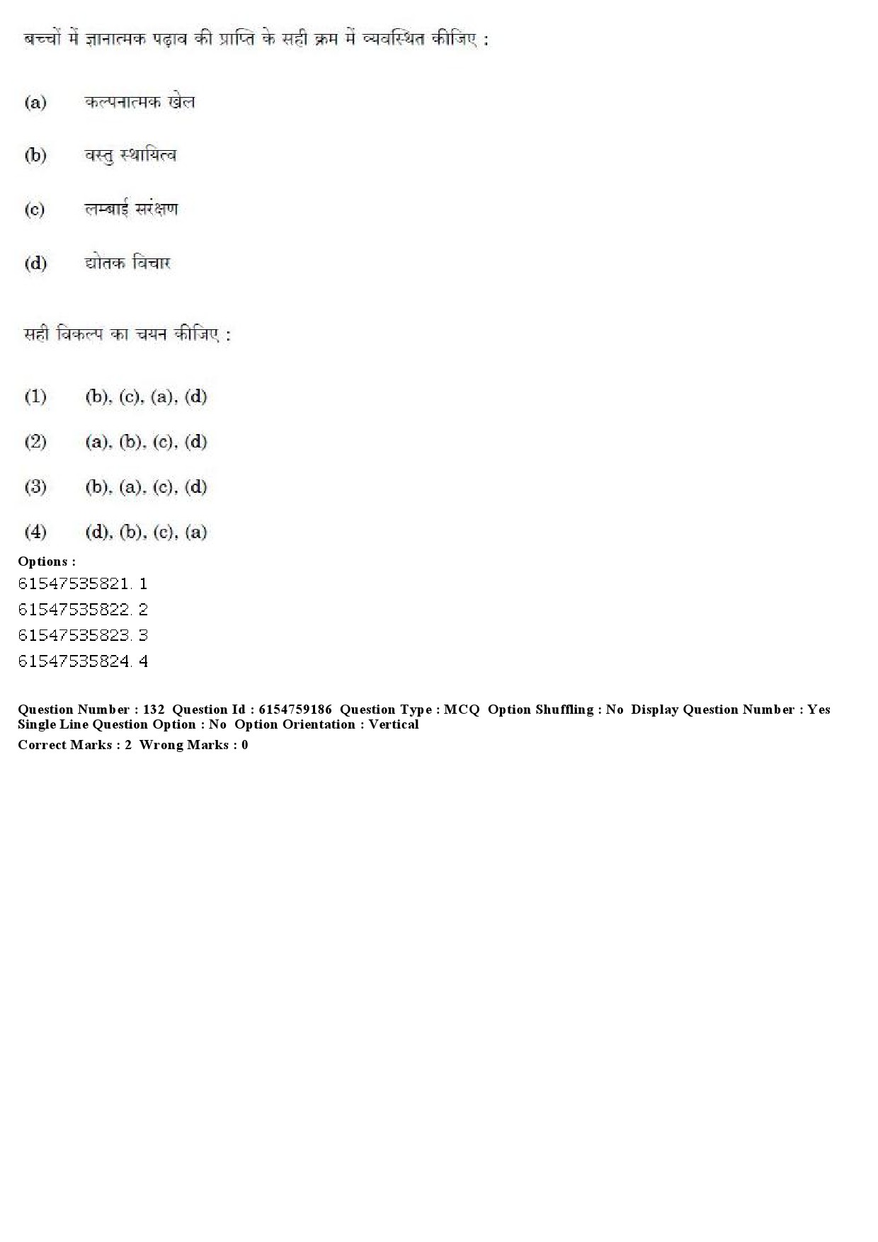 UGC NET Home Science Question Paper December 2019 157