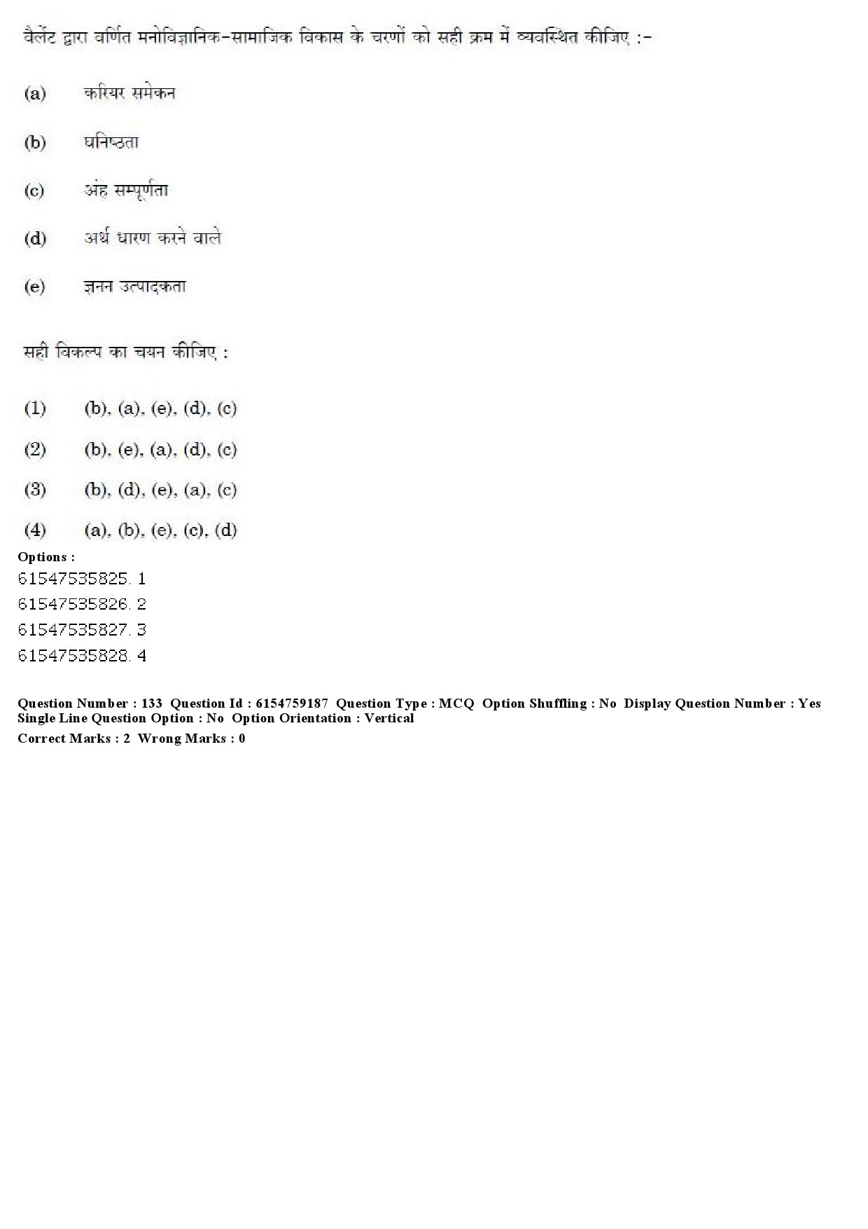 UGC NET Home Science Question Paper December 2019 159