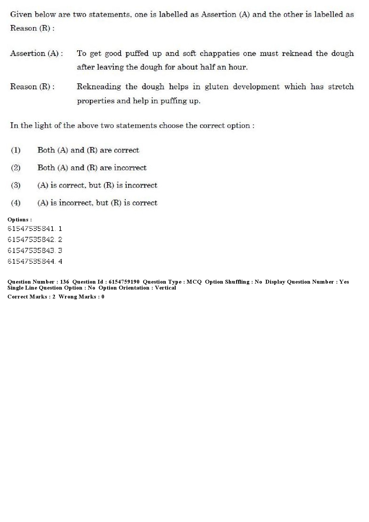 UGC NET Home Science Question Paper December 2019 166